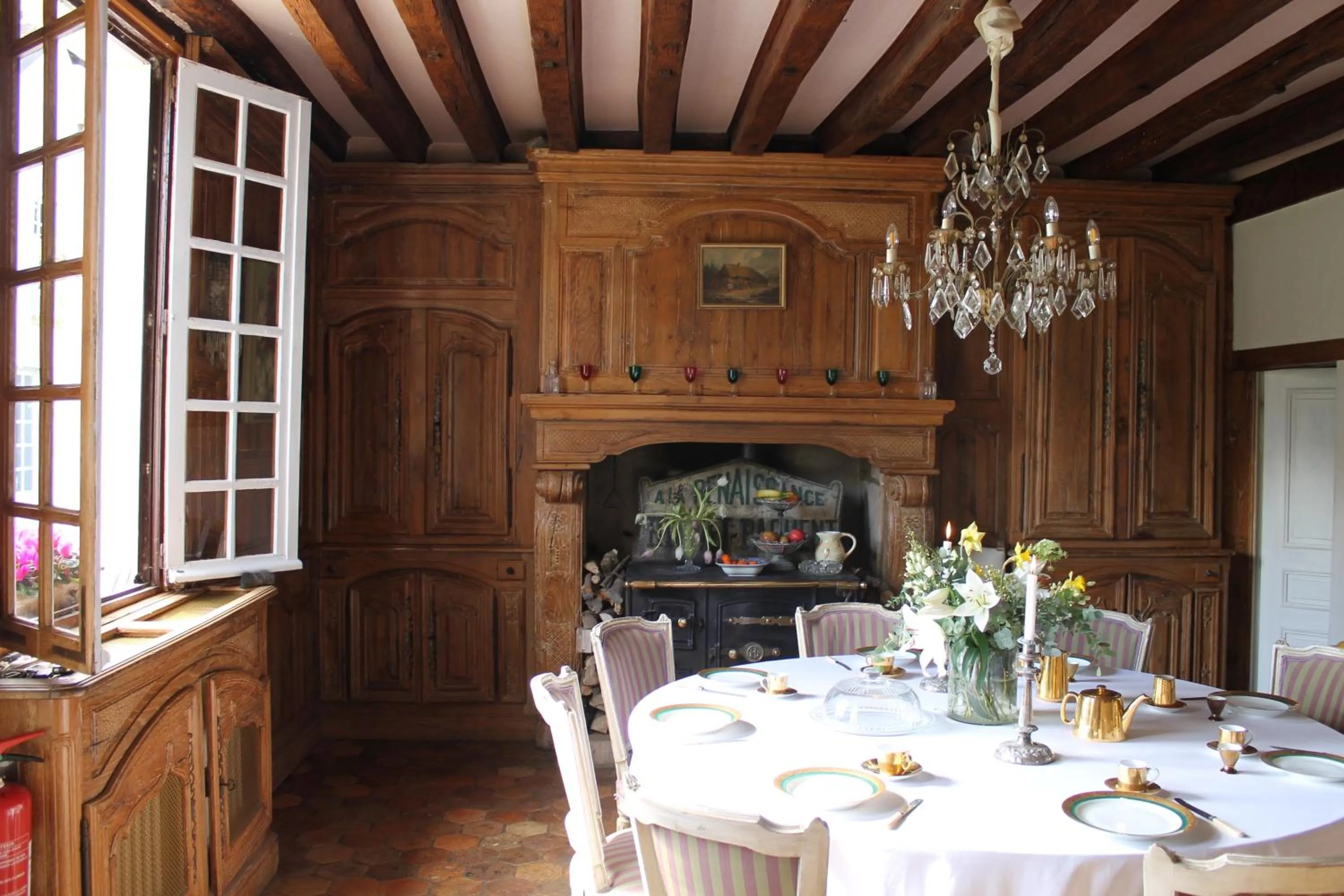 Breakfast in Manoir de la Foulquetiere