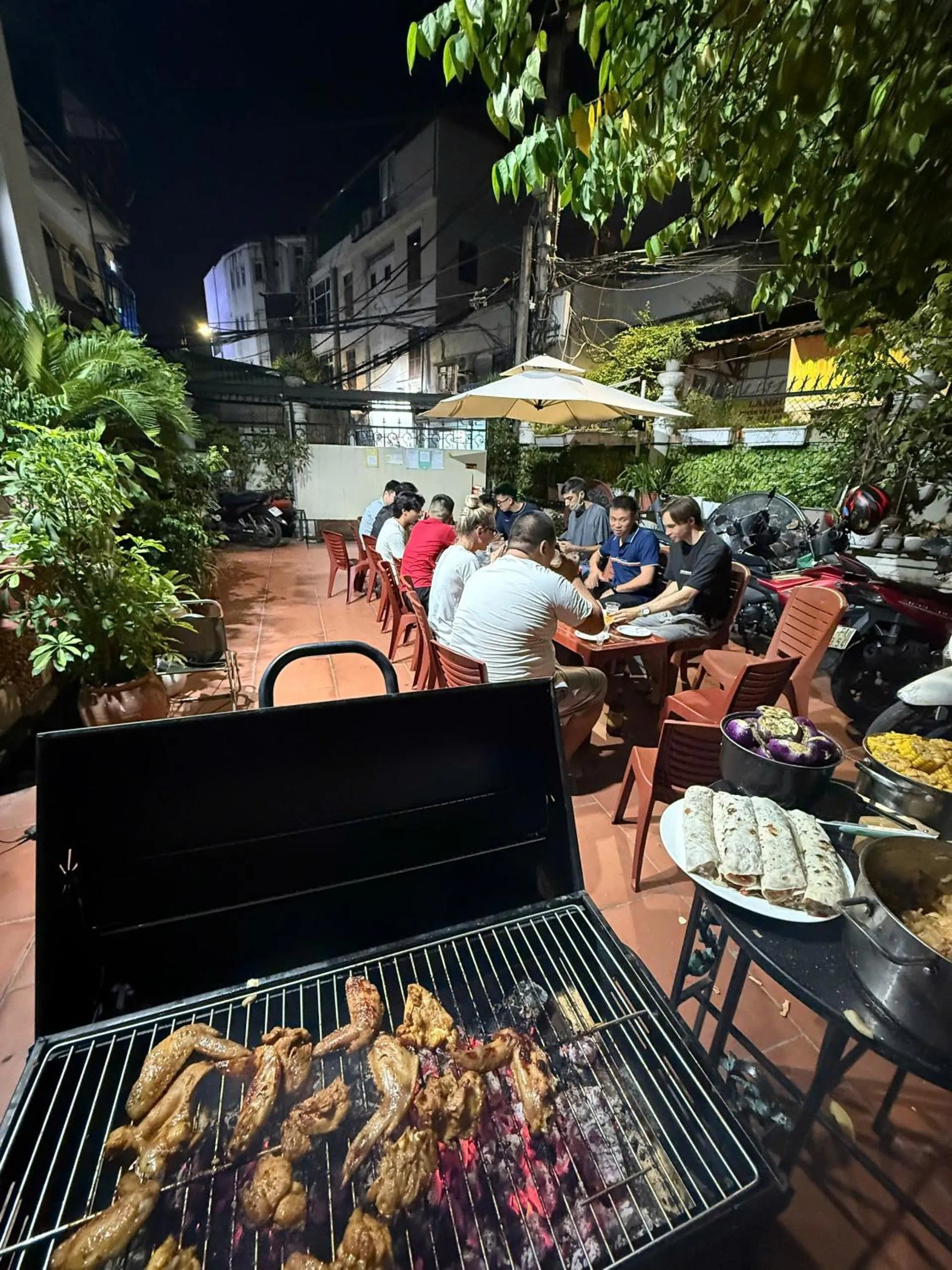 BBQ facilities in Tuna Homestay Hanoi & Experience