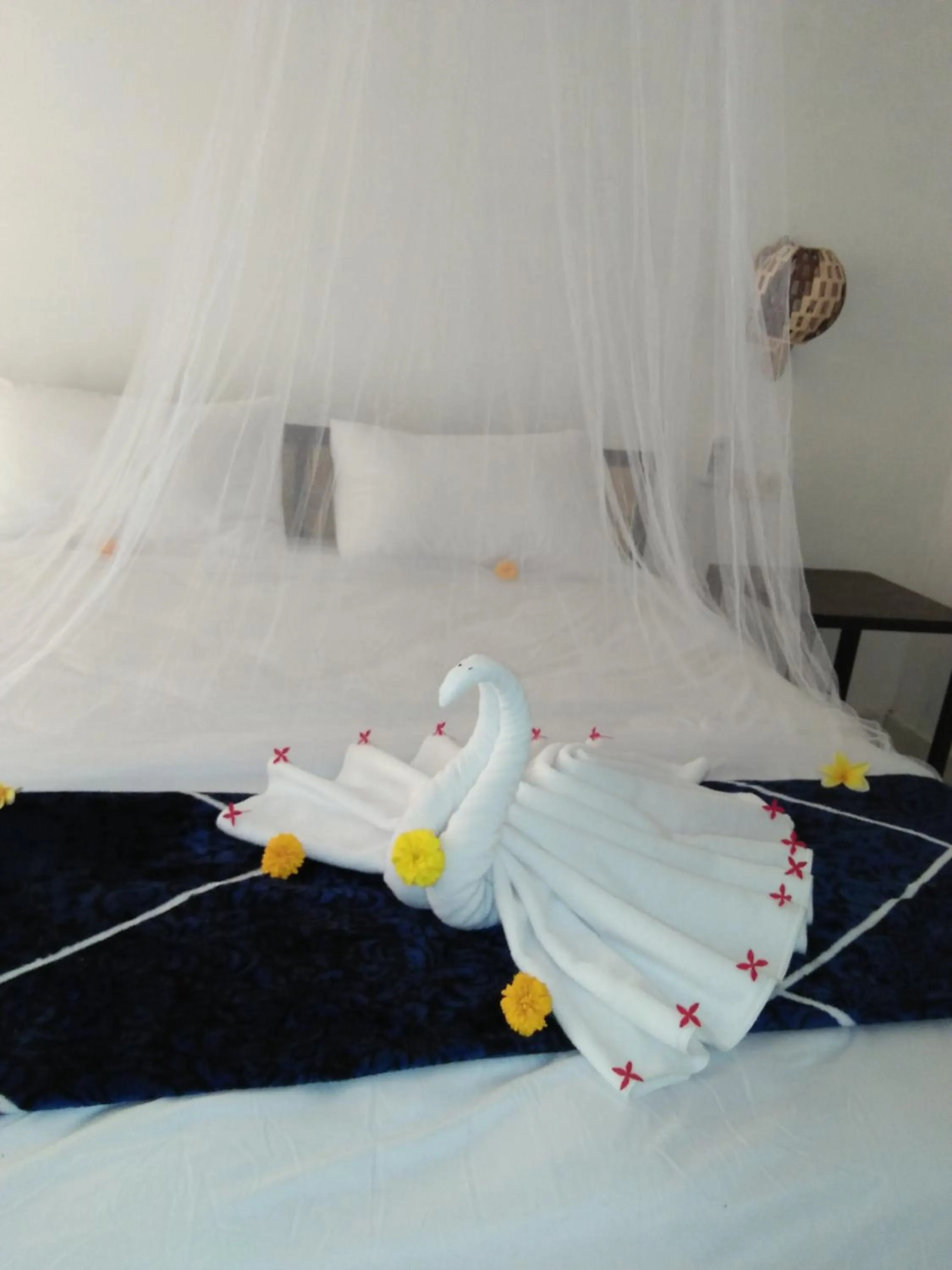 Bed in Taman Menjangan homestay by SnorkelingMenjangan