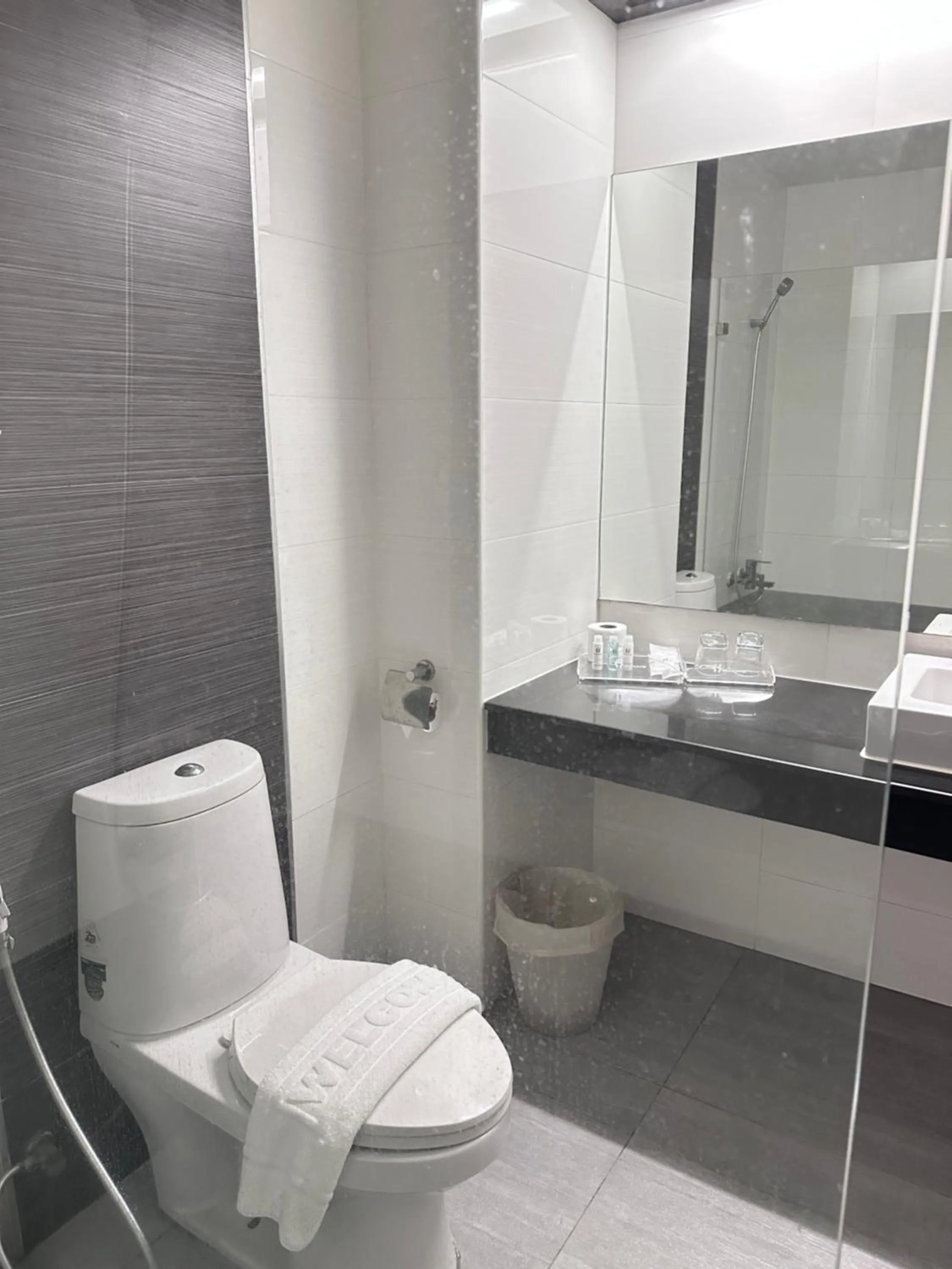 Bathroom in Crystal Suites Suvarnbhumi Airport