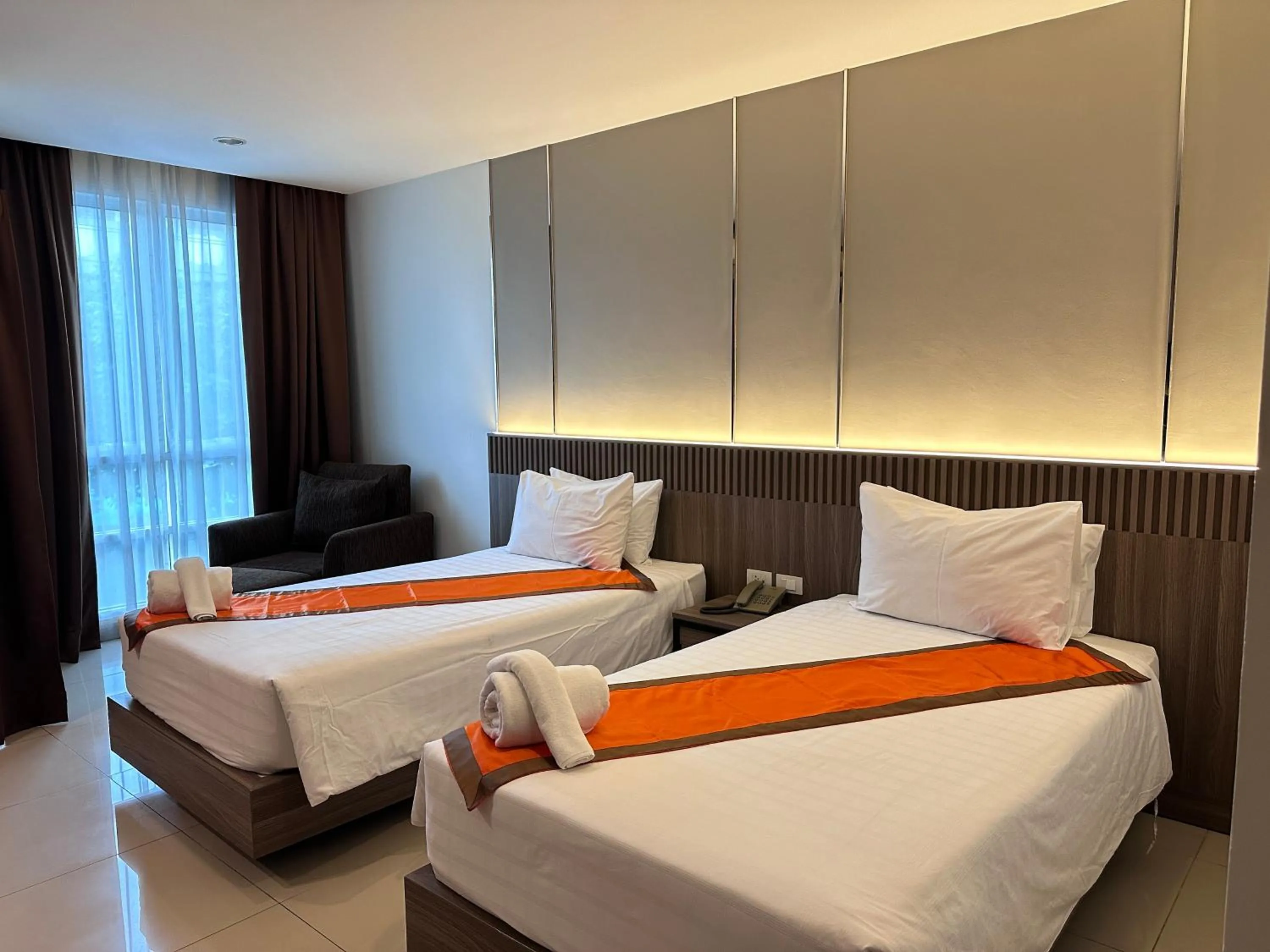 Bed in Crystal Suites Suvarnbhumi Airport