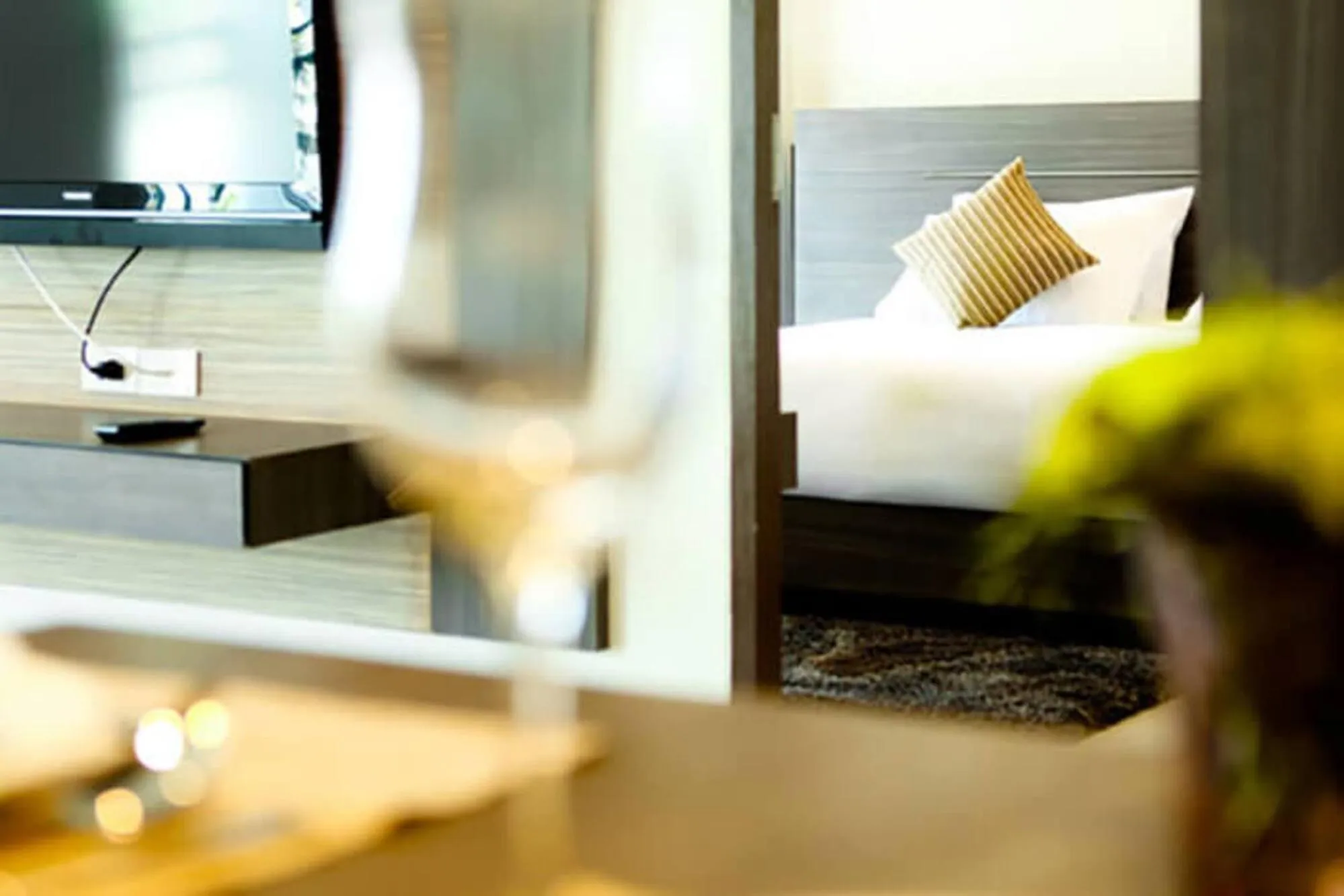 Photo of the whole room, Bed in Crystal Suites Suvarnbhumi Airport