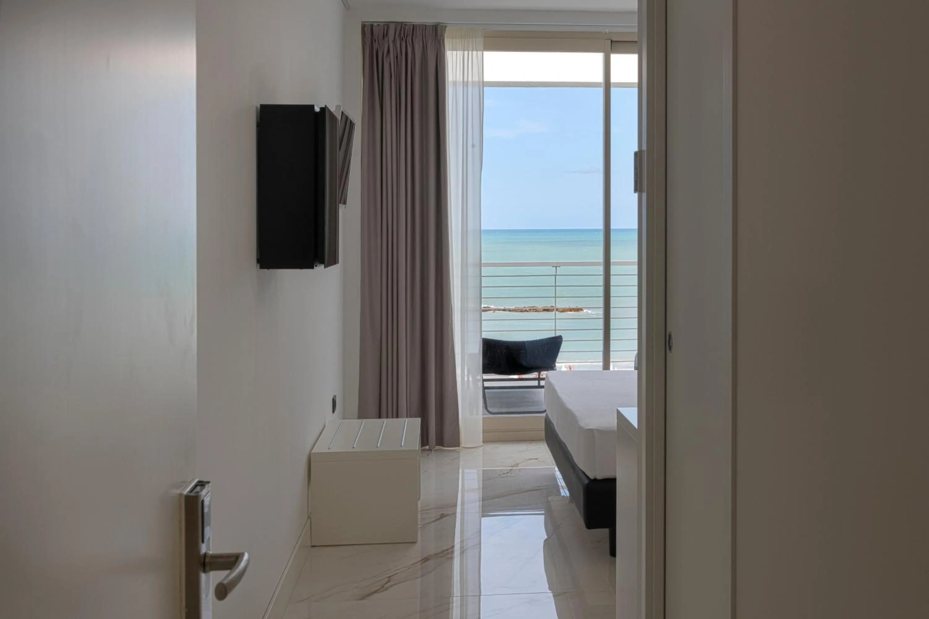 Bed in Hotel Villa Corallo