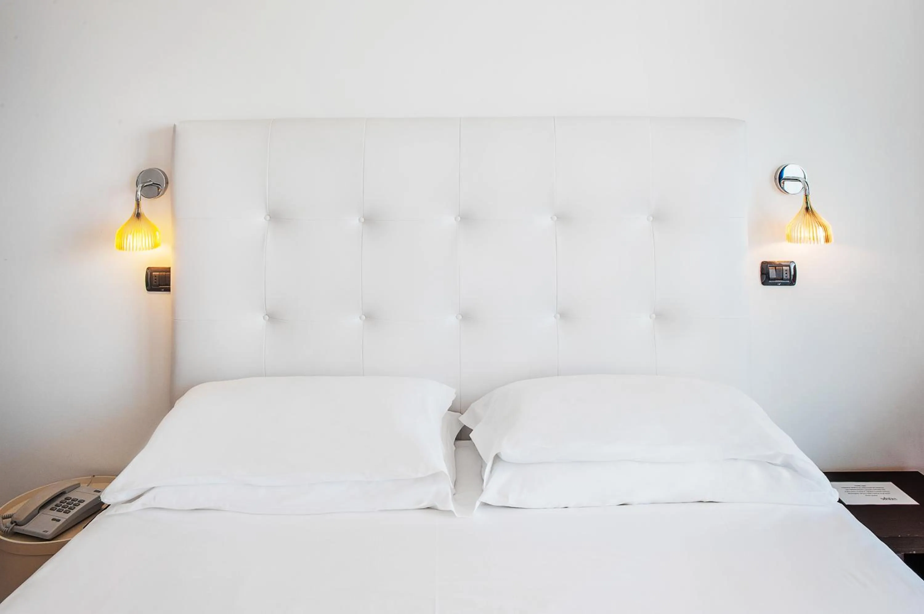 Bed in Hotel Villa Corallo