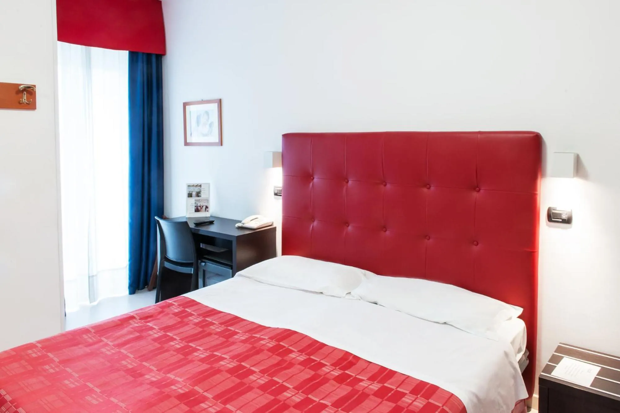 Bed in Hotel Villa Corallo