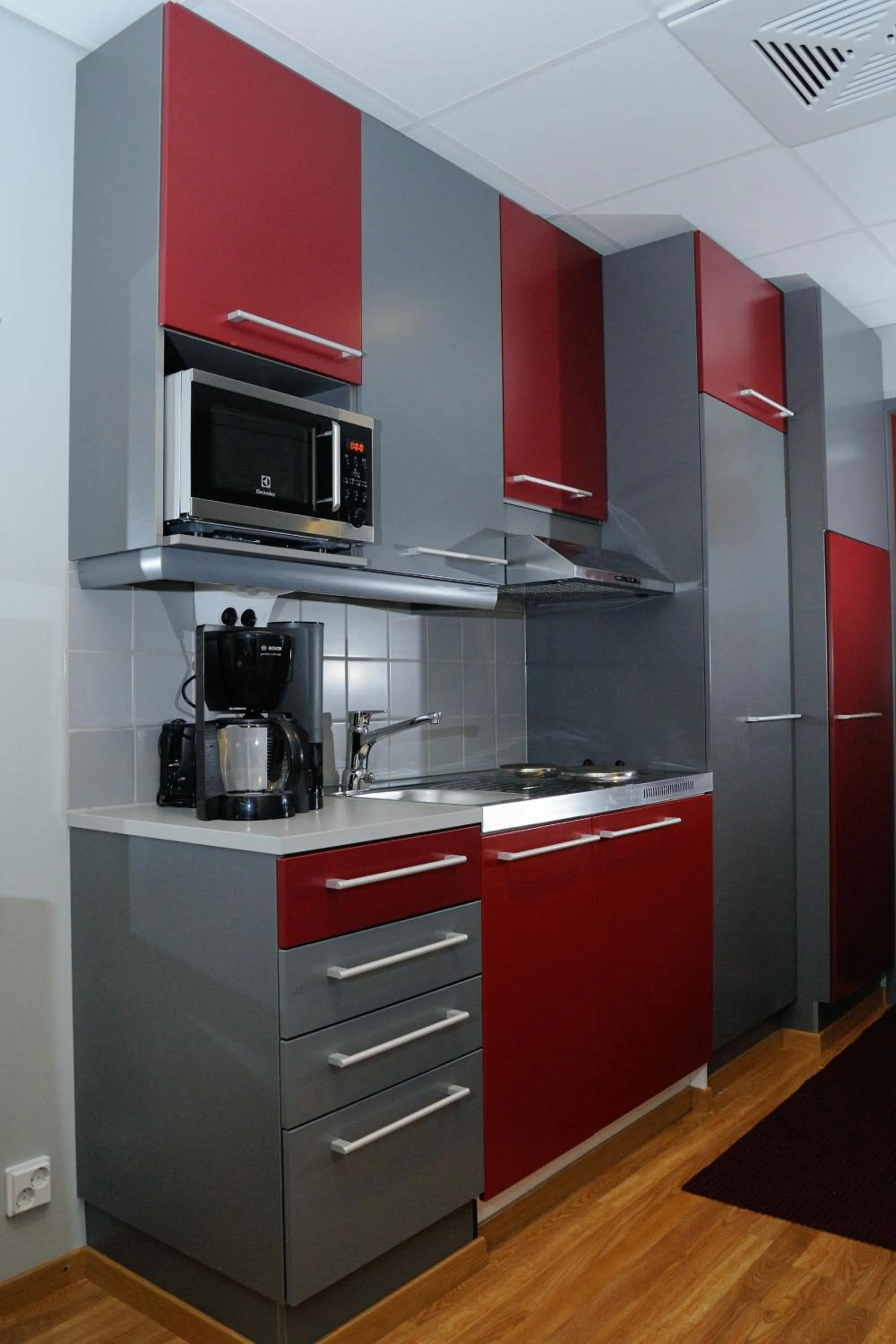 Kitchen or kitchenette in Aparthotel Simpsiönkullas