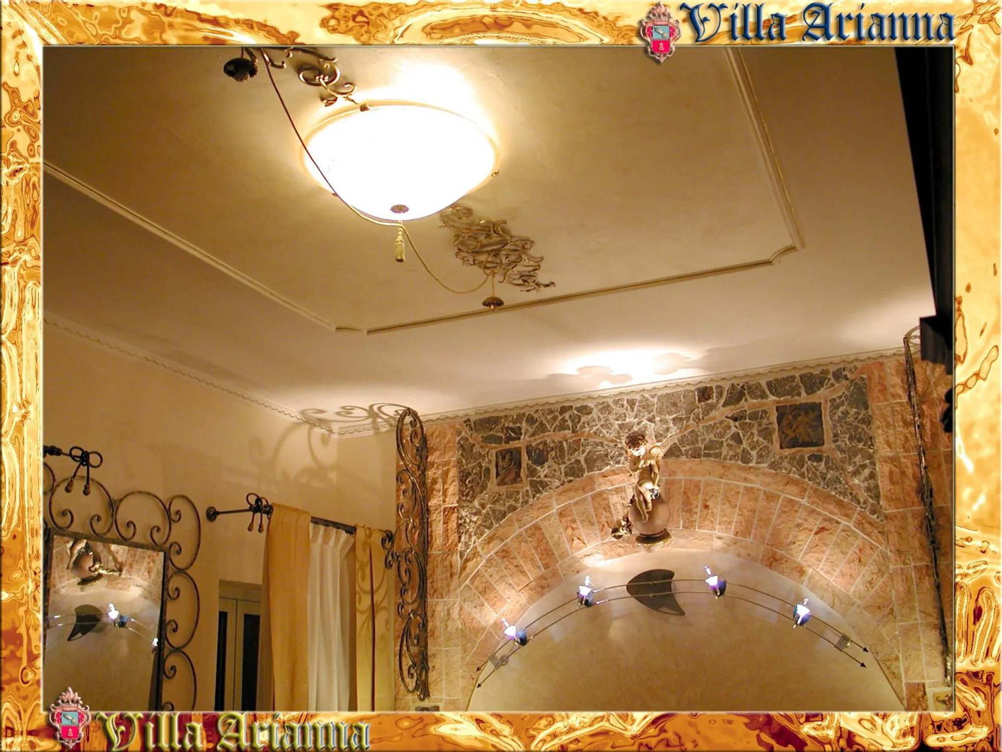 Garden in Villa Arianna B&B