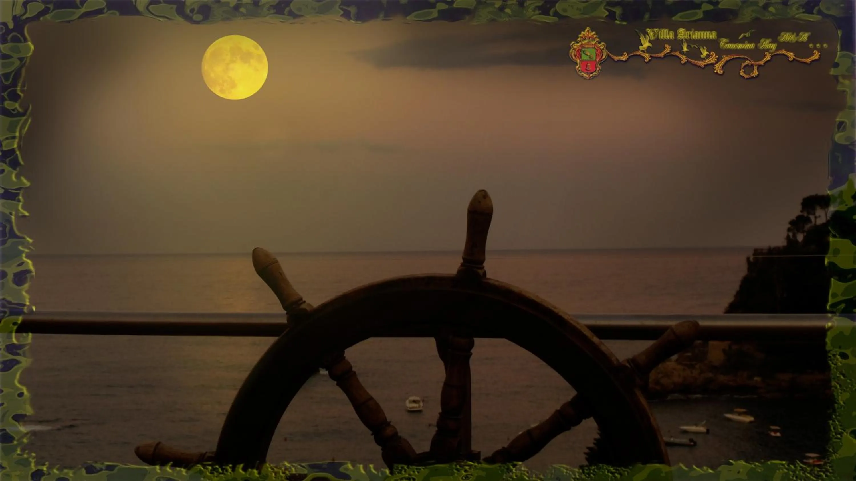 Inner courtyard view in Villa Arianna B&B