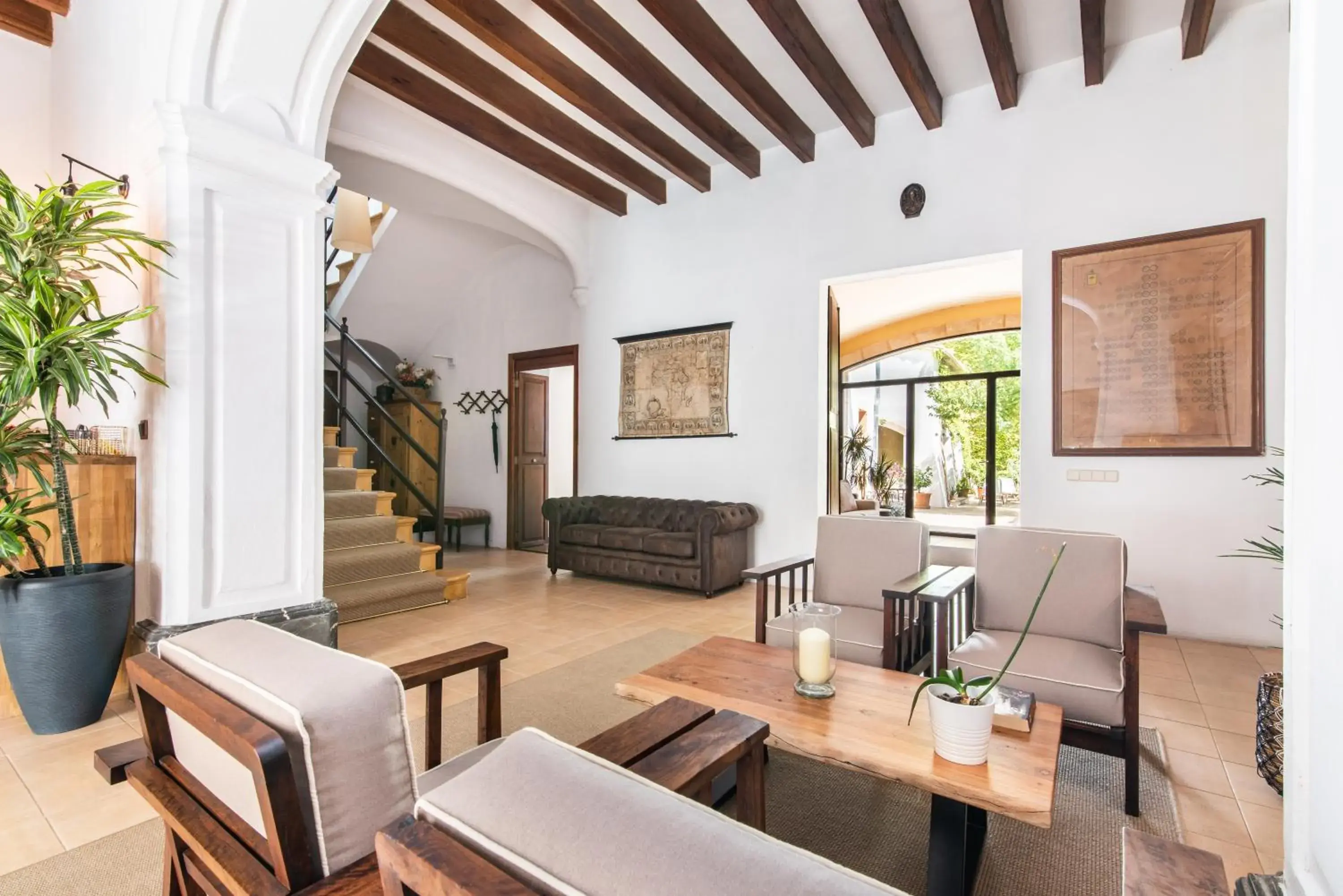 Living room in Hotel Can Moragues Living room in Hotel Can Moragues