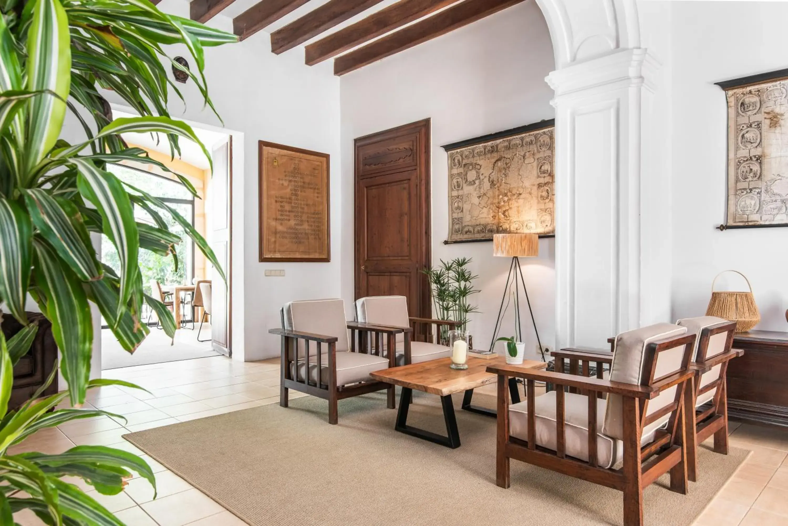 Living room in Hotel Can Moragues Living room in Hotel Can Moragues