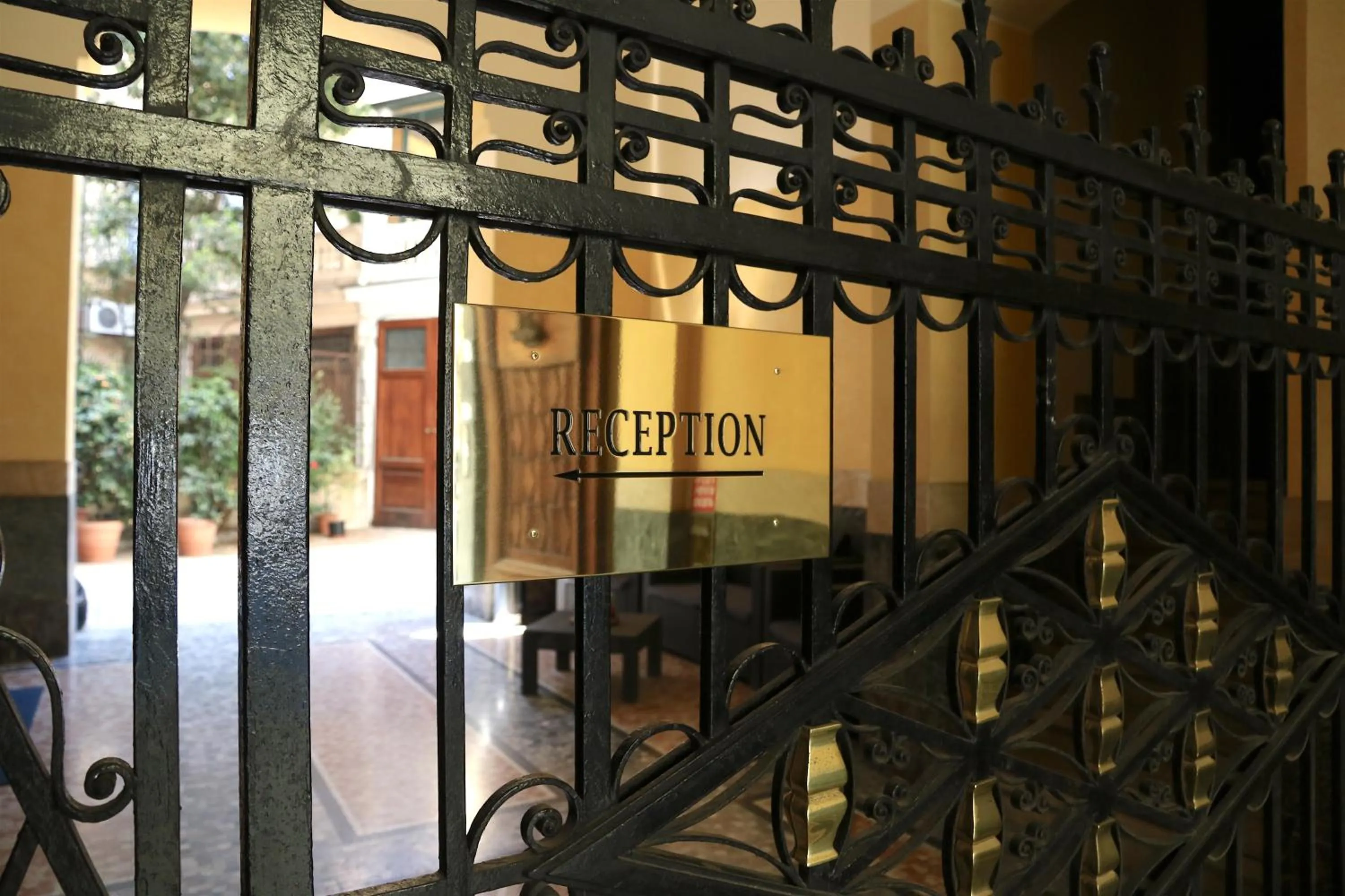 Decorative detail in Hotel Palladio