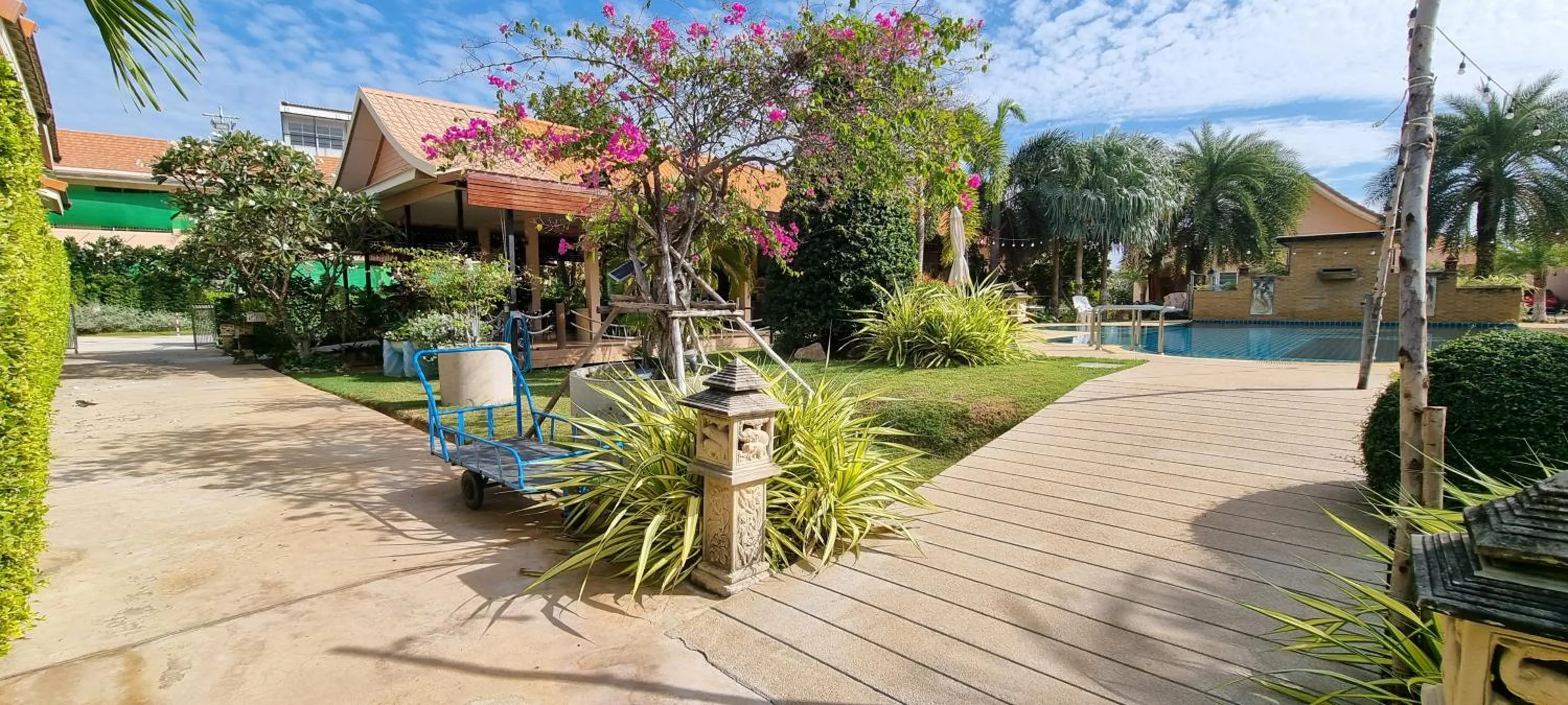 View (from property/room) in Chang Noi Hua Hin Pranburi fully accessible barrierefrei resort