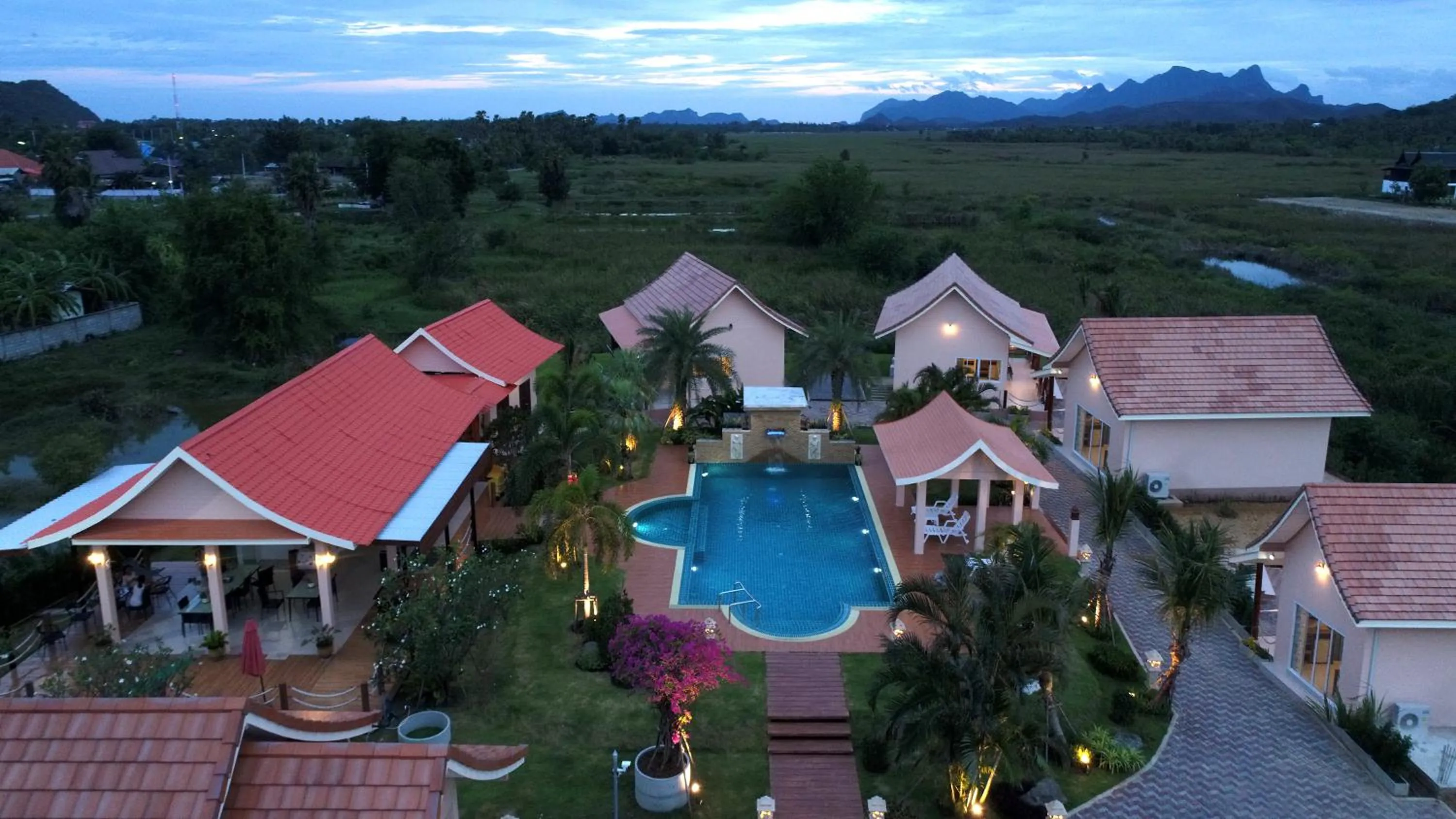 Property building in Chang Noi Hua Hin Pranburi fully accessible barrierefrei resort