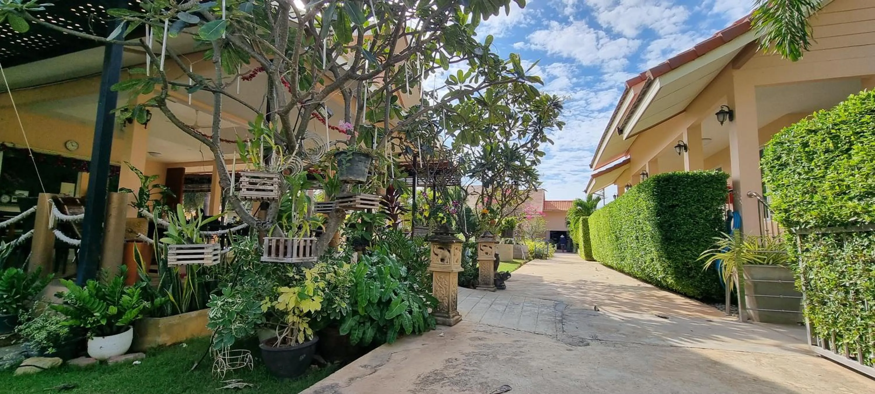 View (from property/room) in Chang Noi Hua Hin Pranburi fully accessible barrierefrei resort
