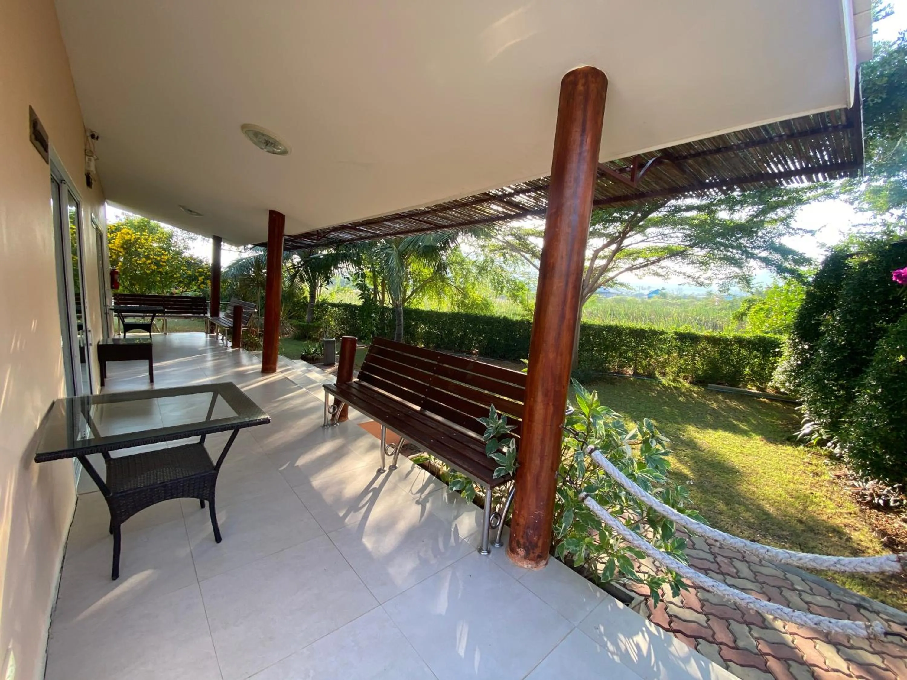 View (from property/room) in Chang Noi Hua Hin Pranburi fully accessible barrierefrei resort