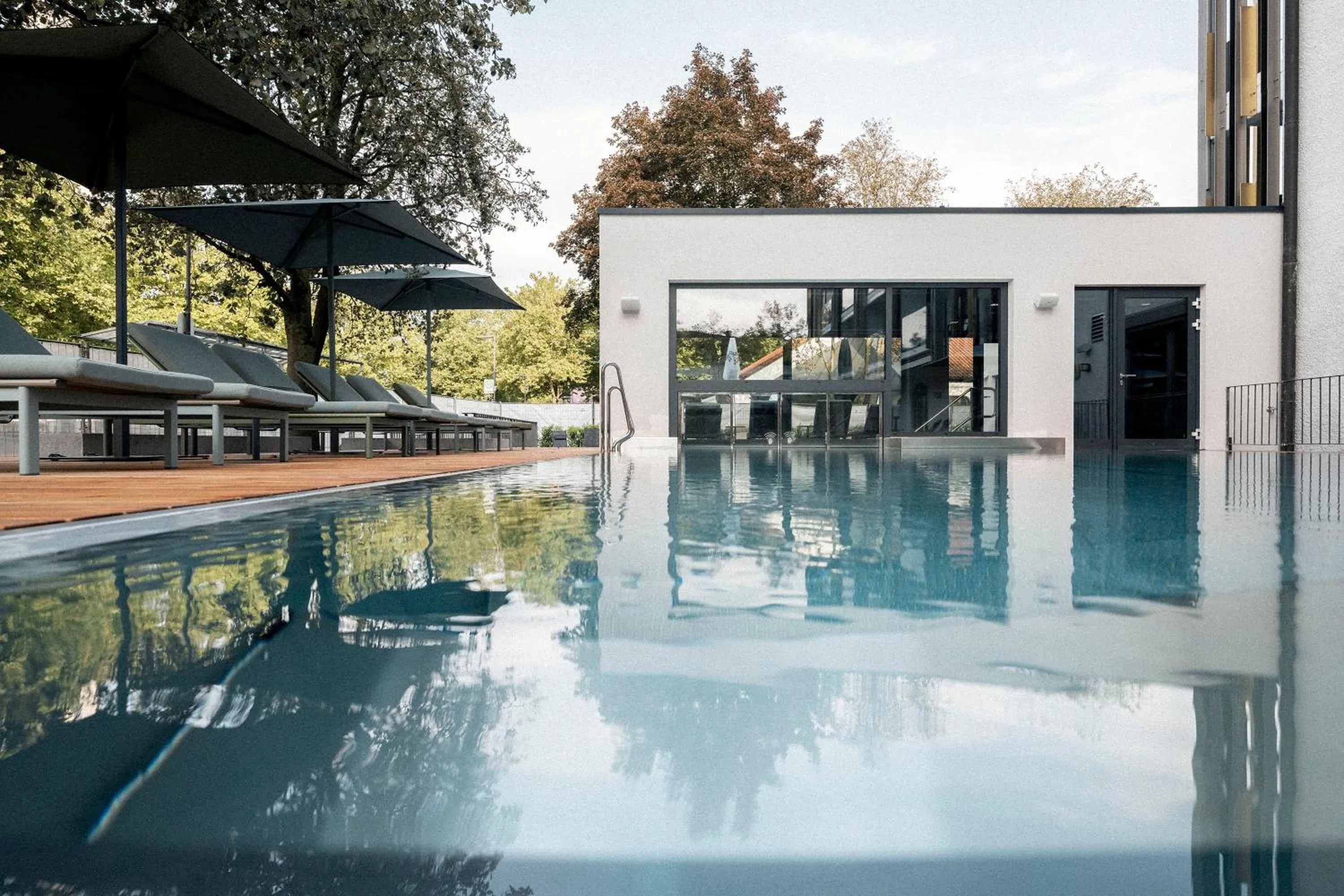 Swimming pool in Wellnesshotel Wittelsbach