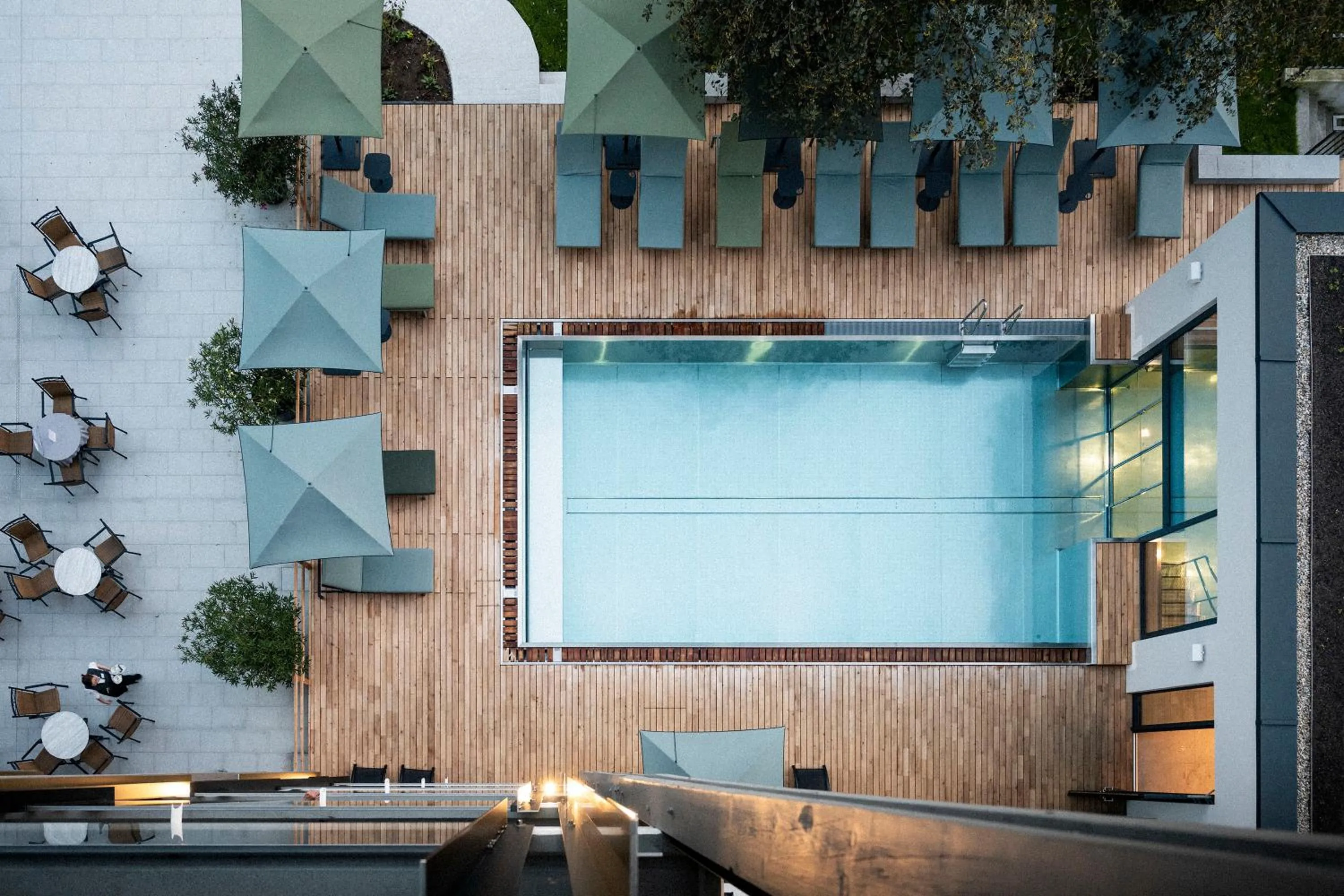 Swimming pool in Wellnesshotel Wittelsbach