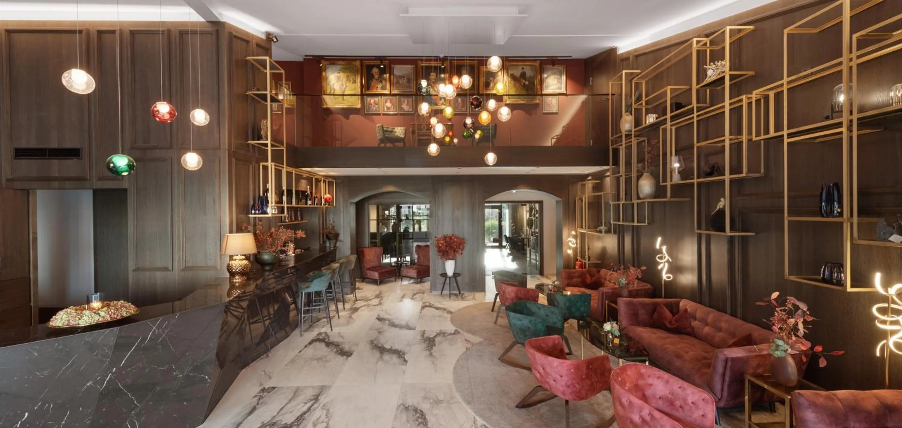 Lobby or reception in Wellnesshotel Wittelsbach