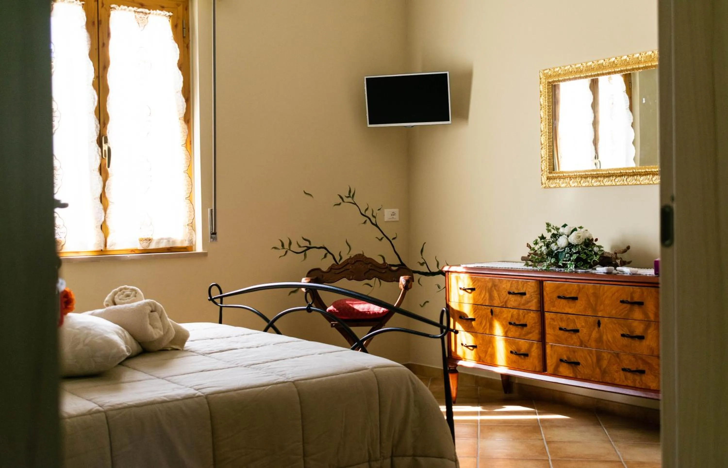 Bed in La Casa del Nonno