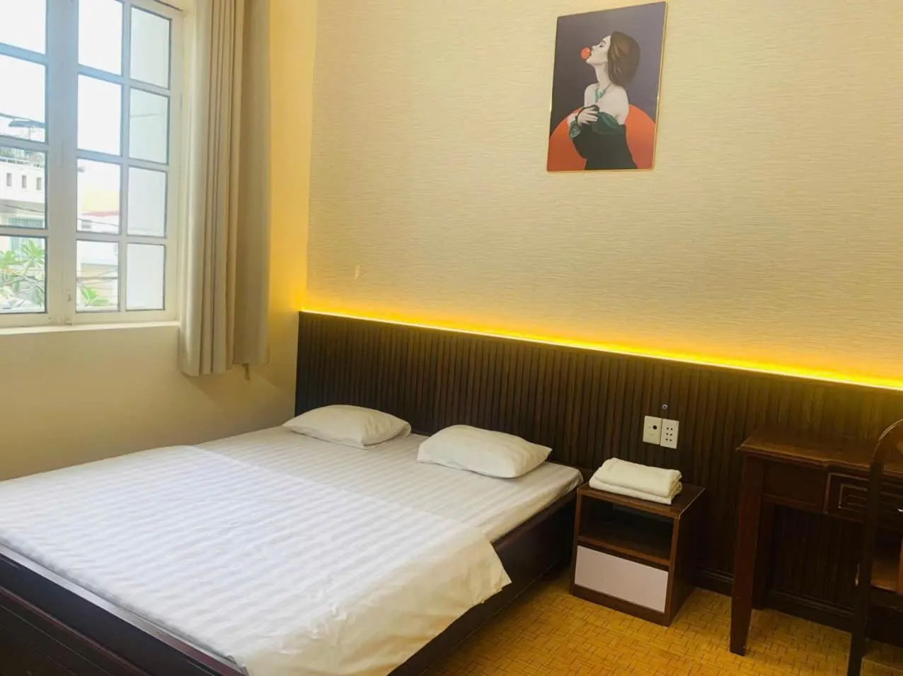 Bed in Hoang Yen Hotel