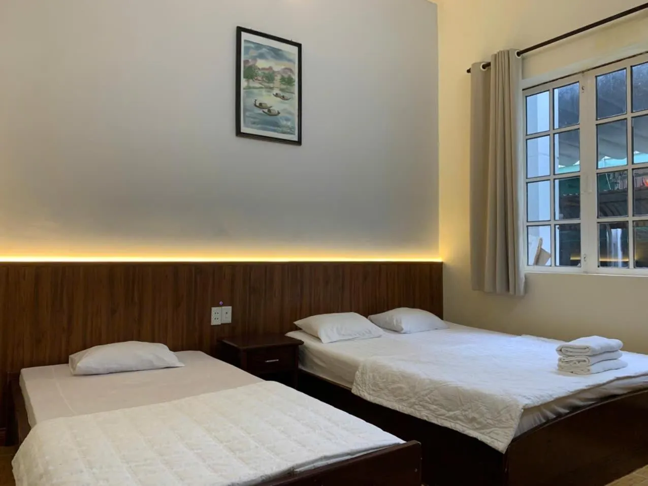 furniture, Bed in Hoang Yen Hotel