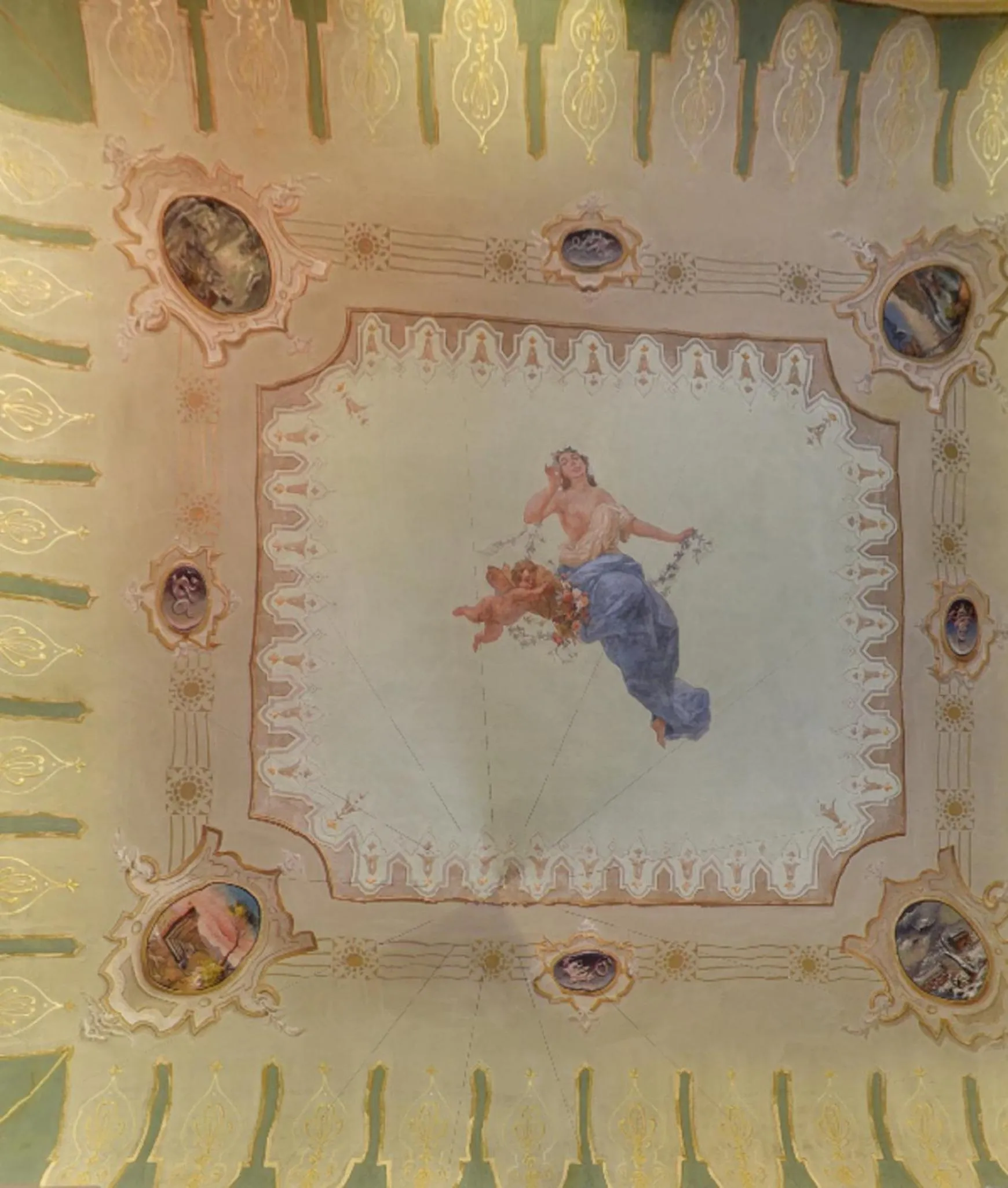 Decorative detail in B&B Cavour10 Firenze