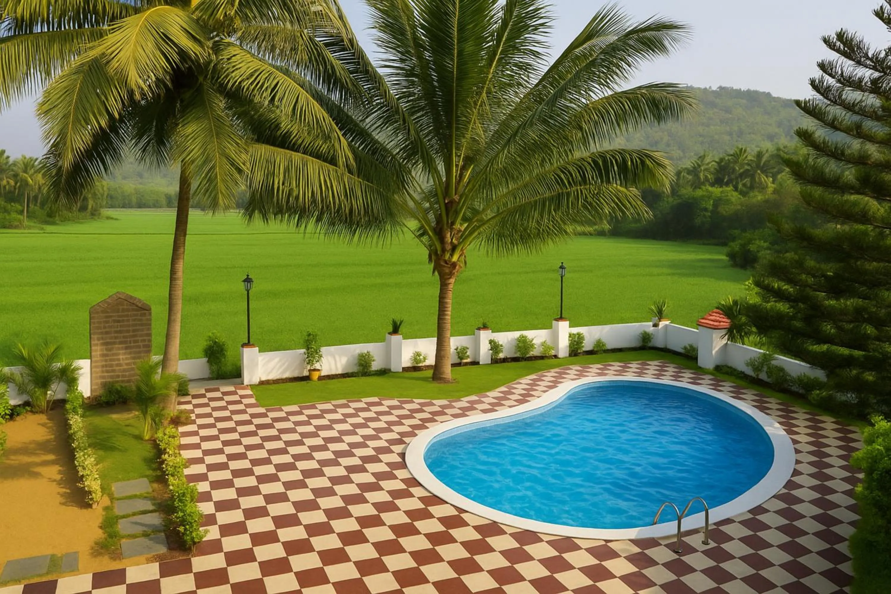 Swimming pool in Casa Da Village Calangute Goa