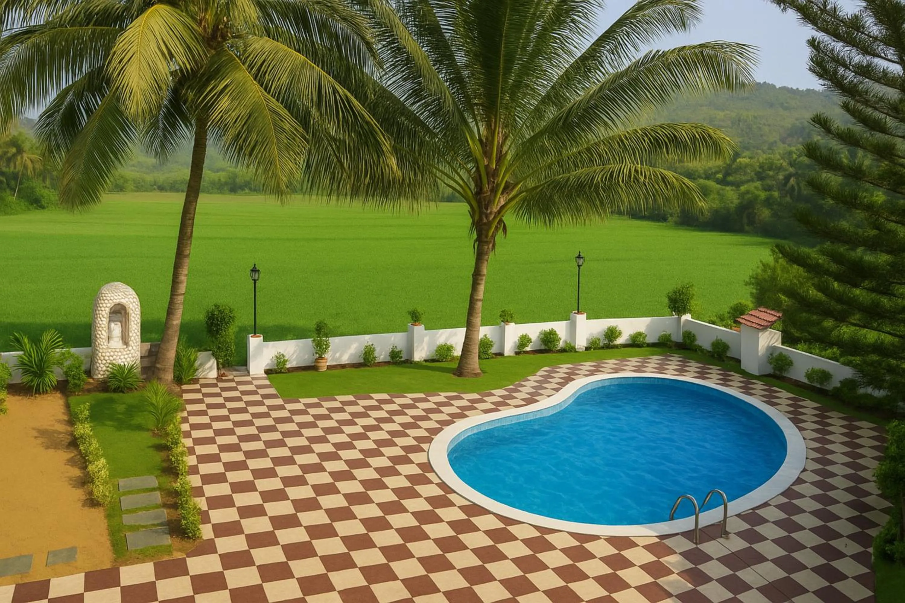 Swimming pool in Casa Da Village Calangute Goa