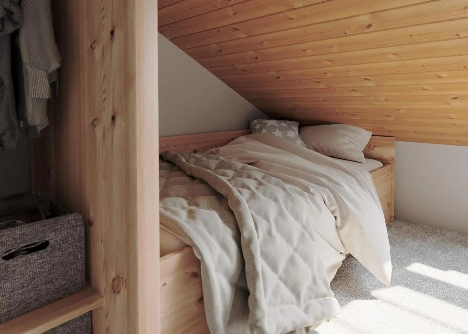 Bed in Lofsdalens Fjällhotell & Hotellbyns Lägenheter