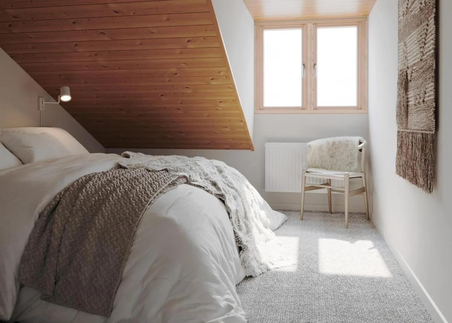 Bed in Lofsdalens Fjällhotell & Hotellbyns Lägenheter