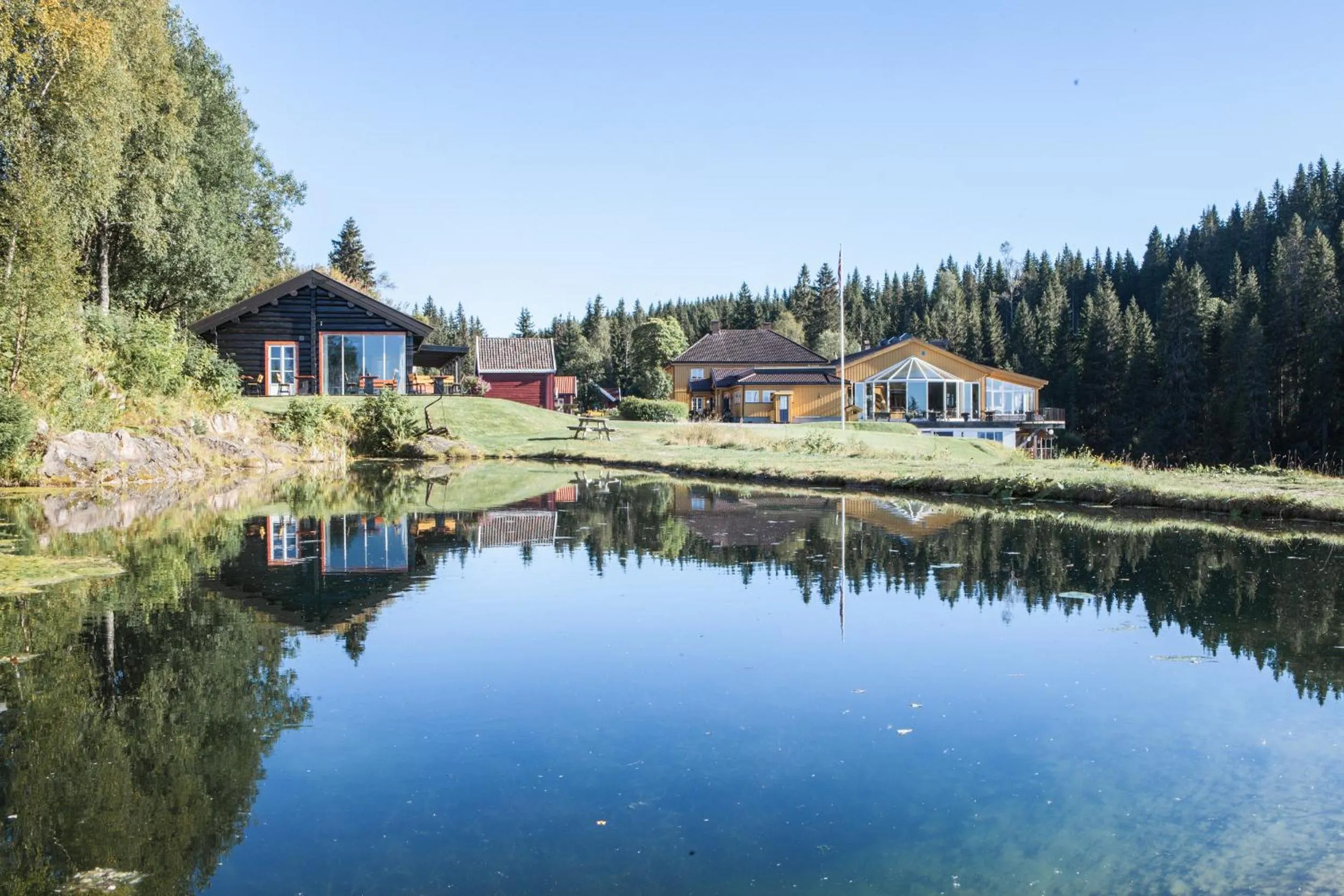 Property building in Kleivstua Hotel near Krokskogen