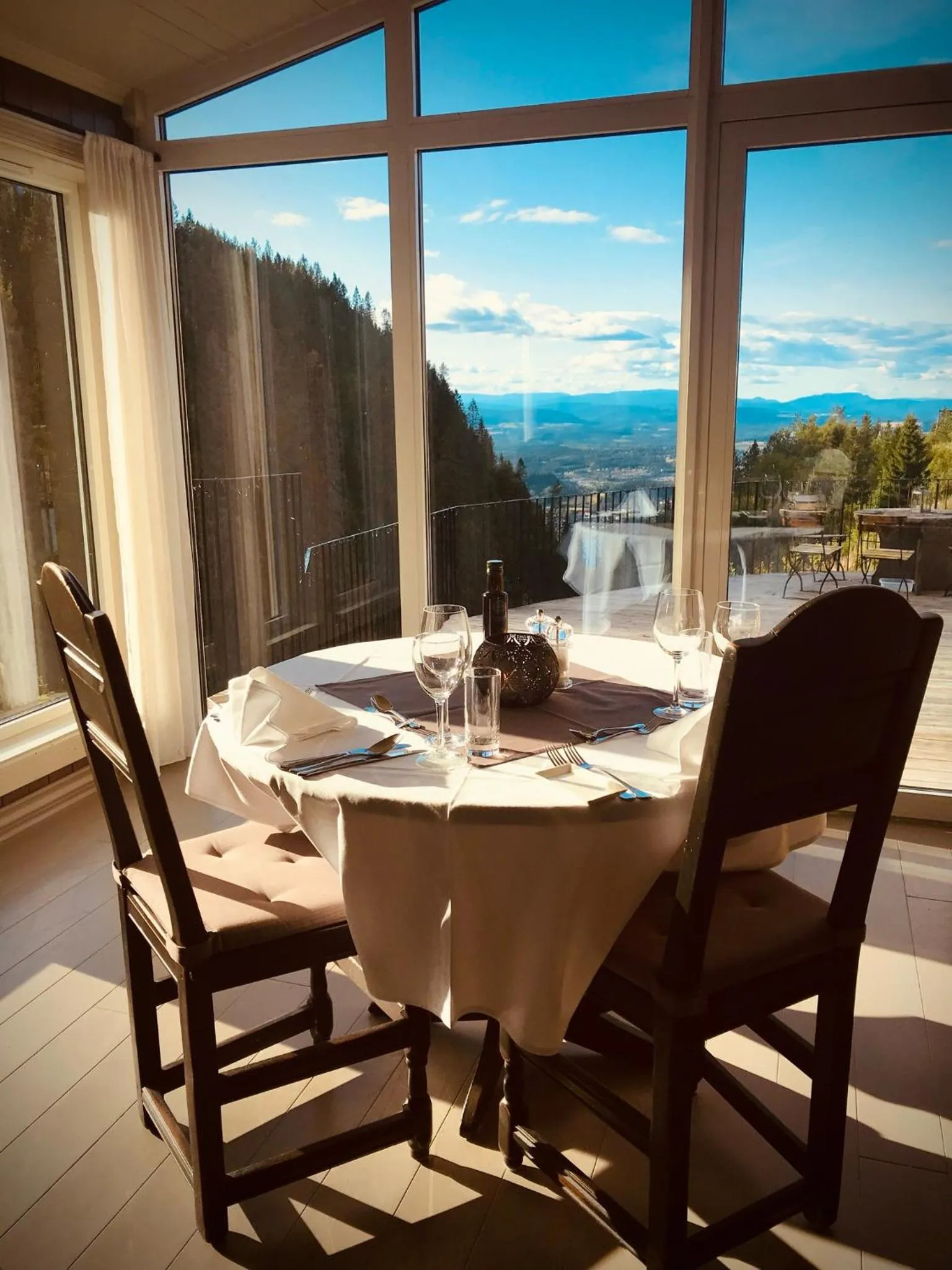 Restaurant/places to eat in Kleivstua Hotel near Krokskogen
