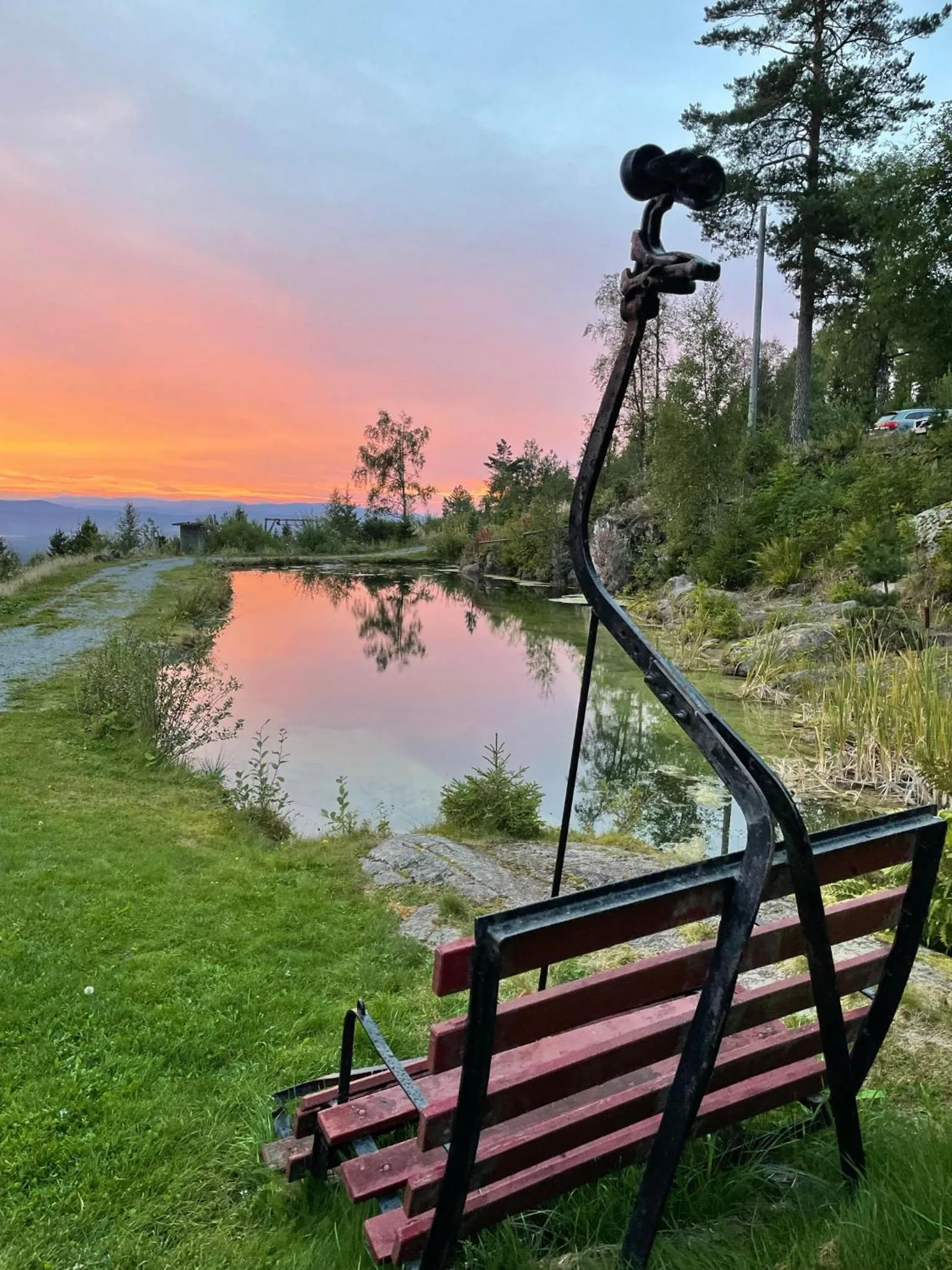 Garden in Kleivstua Hotel near Krokskogen