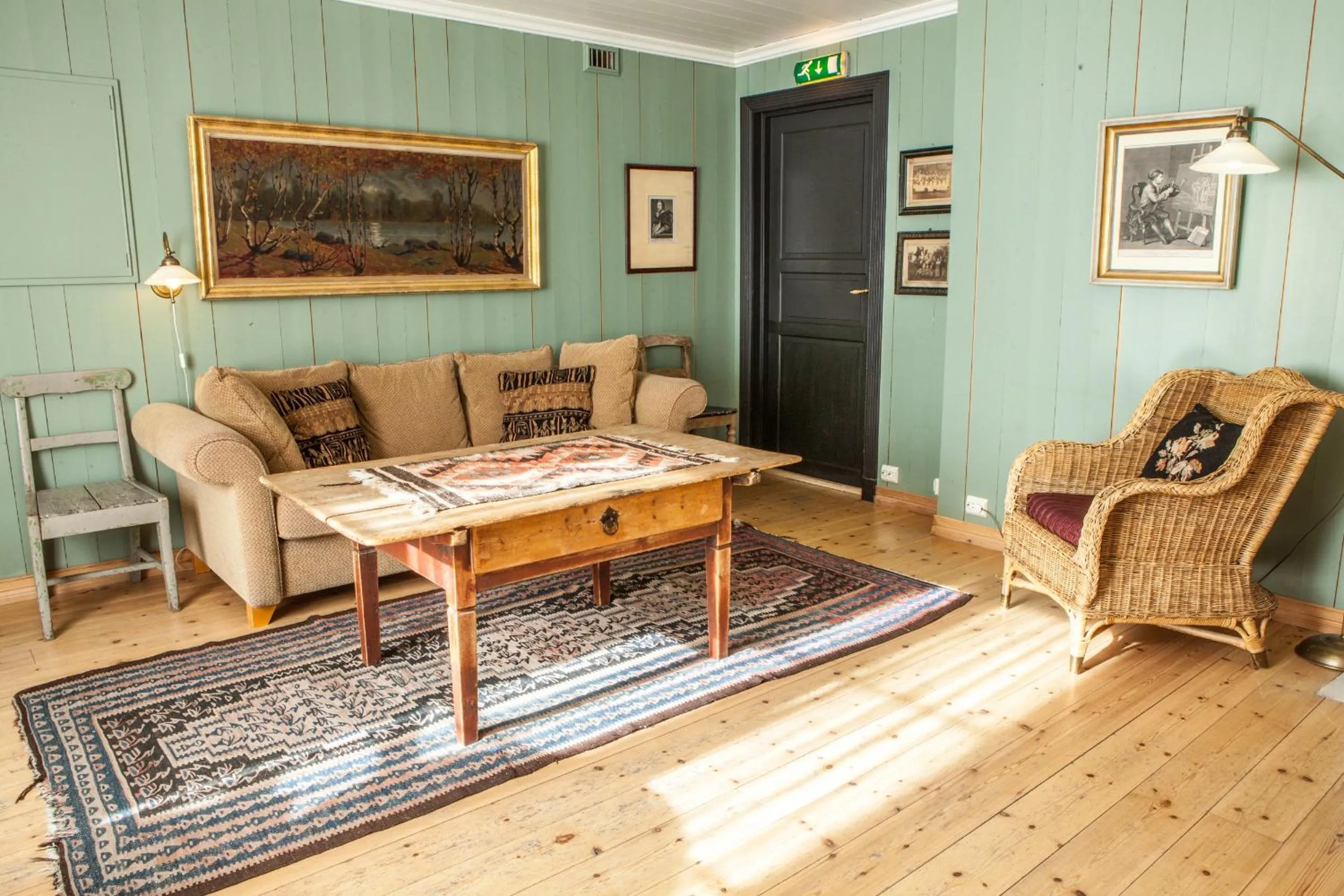 Living room in Kleivstua Hotel near Krokskogen