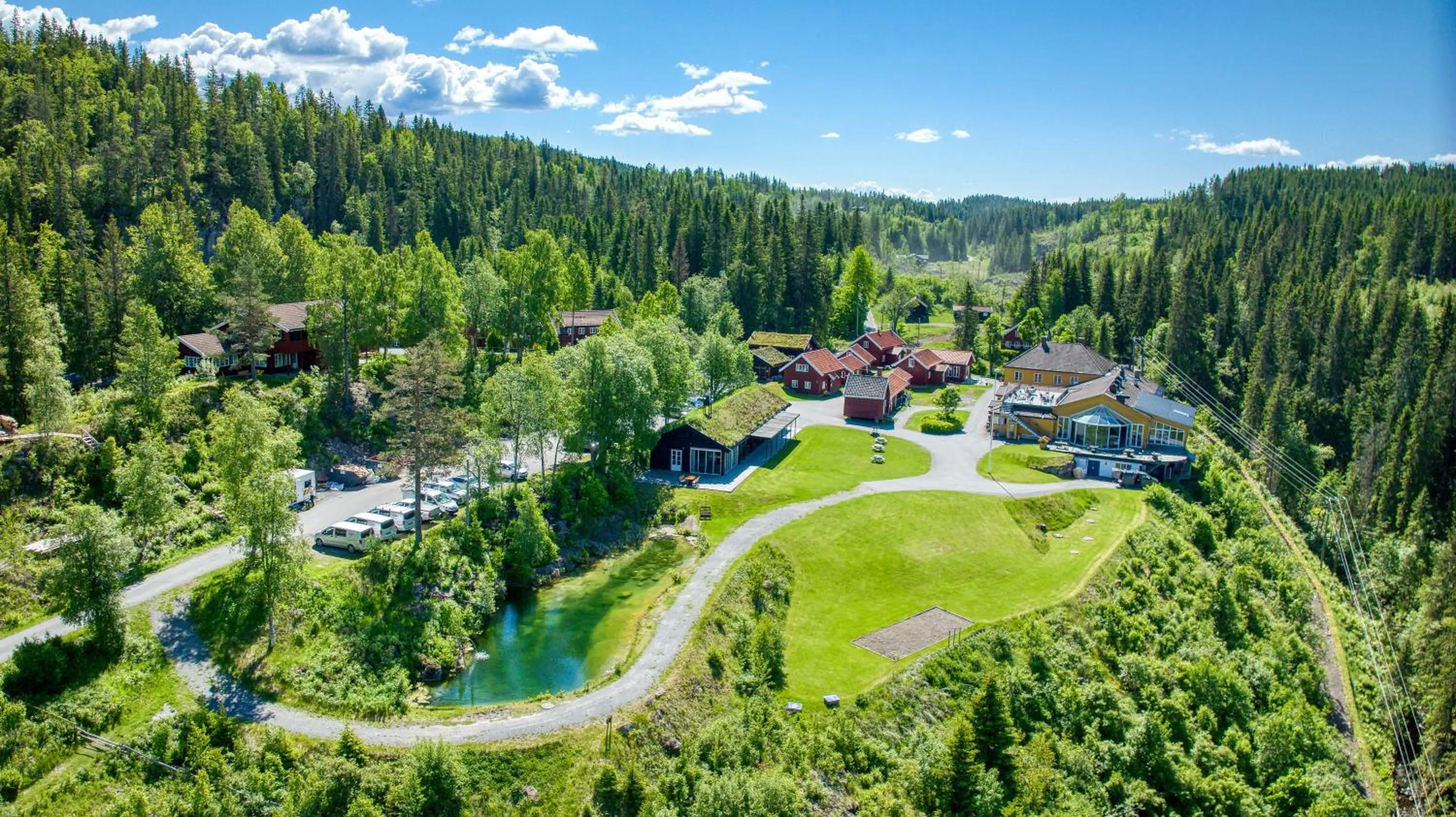 Property building in Kleivstua Hotel near Krokskogen