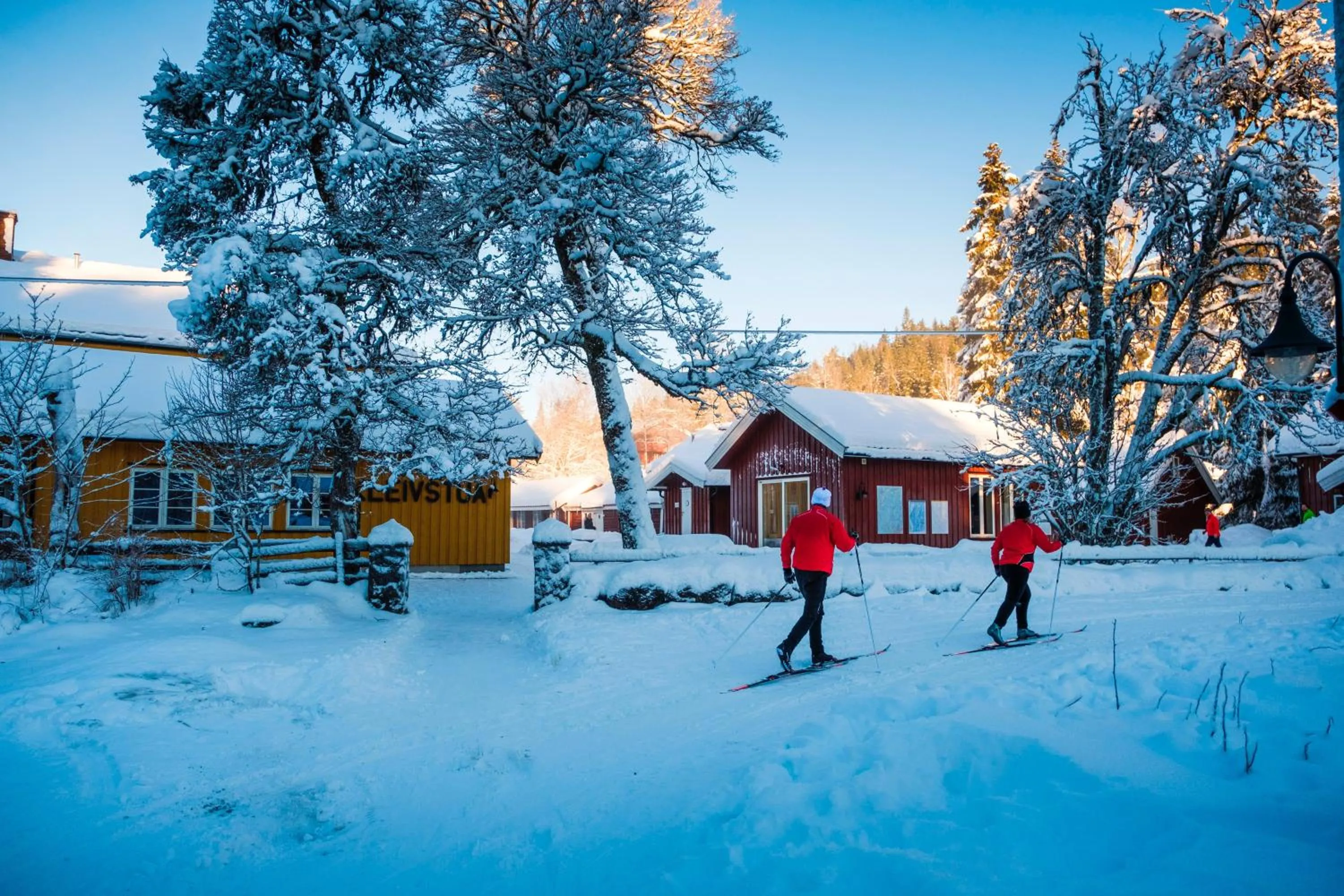 Skiing in Kleivstua Hotel near Krokskogen