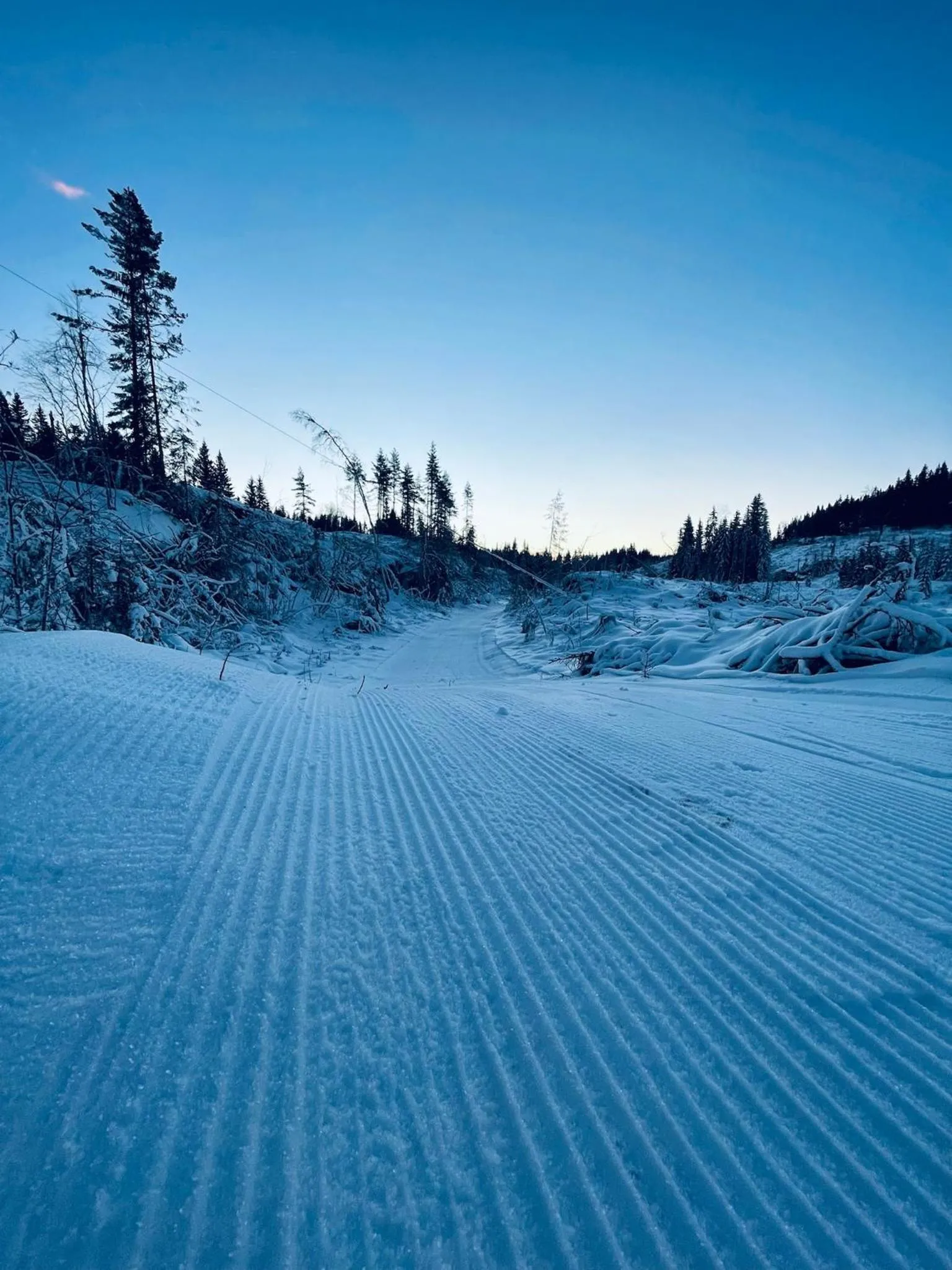 Skiing in Kleivstua Hotel near Krokskogen