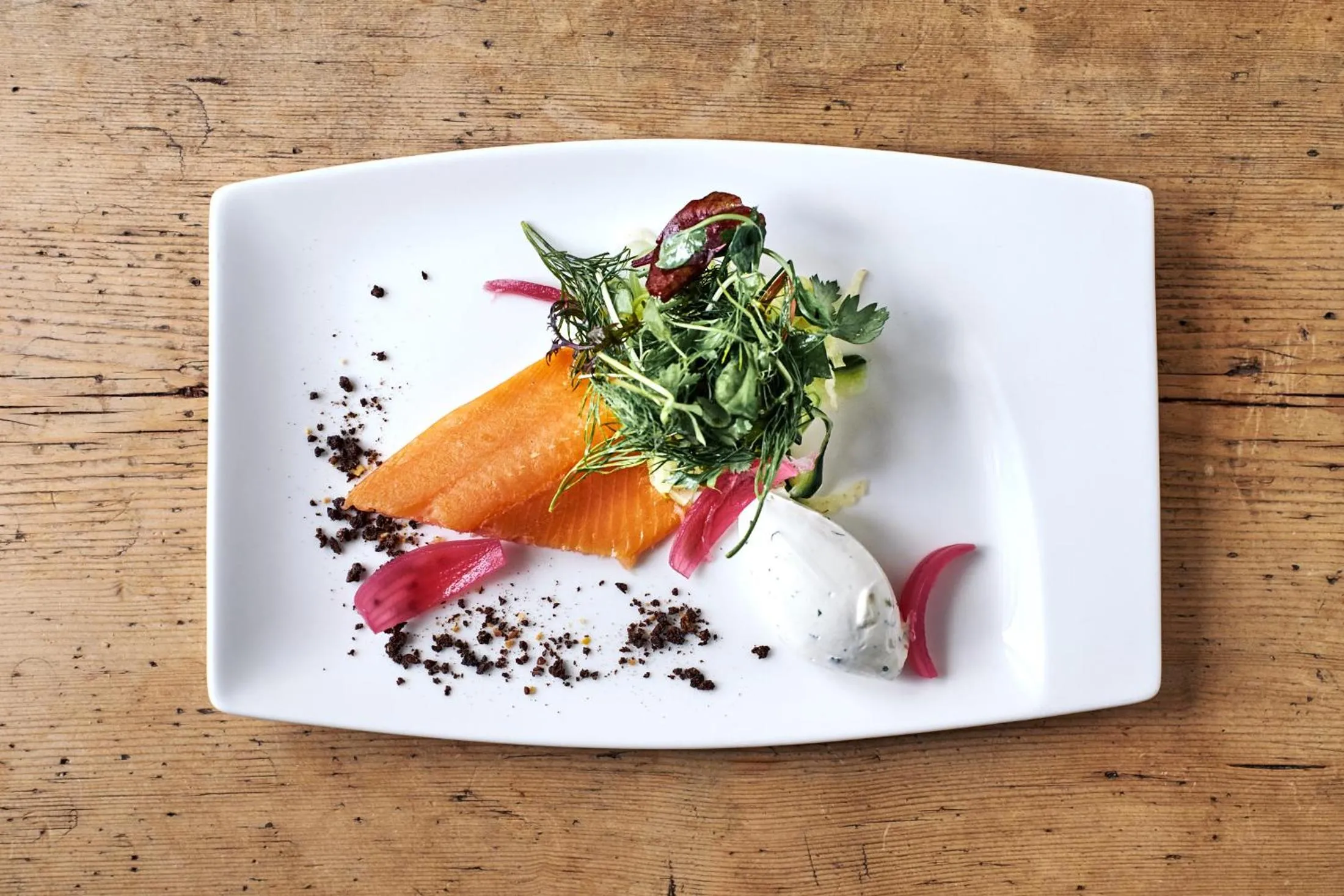 Food close-up in Kleivstua Hotel near Krokskogen