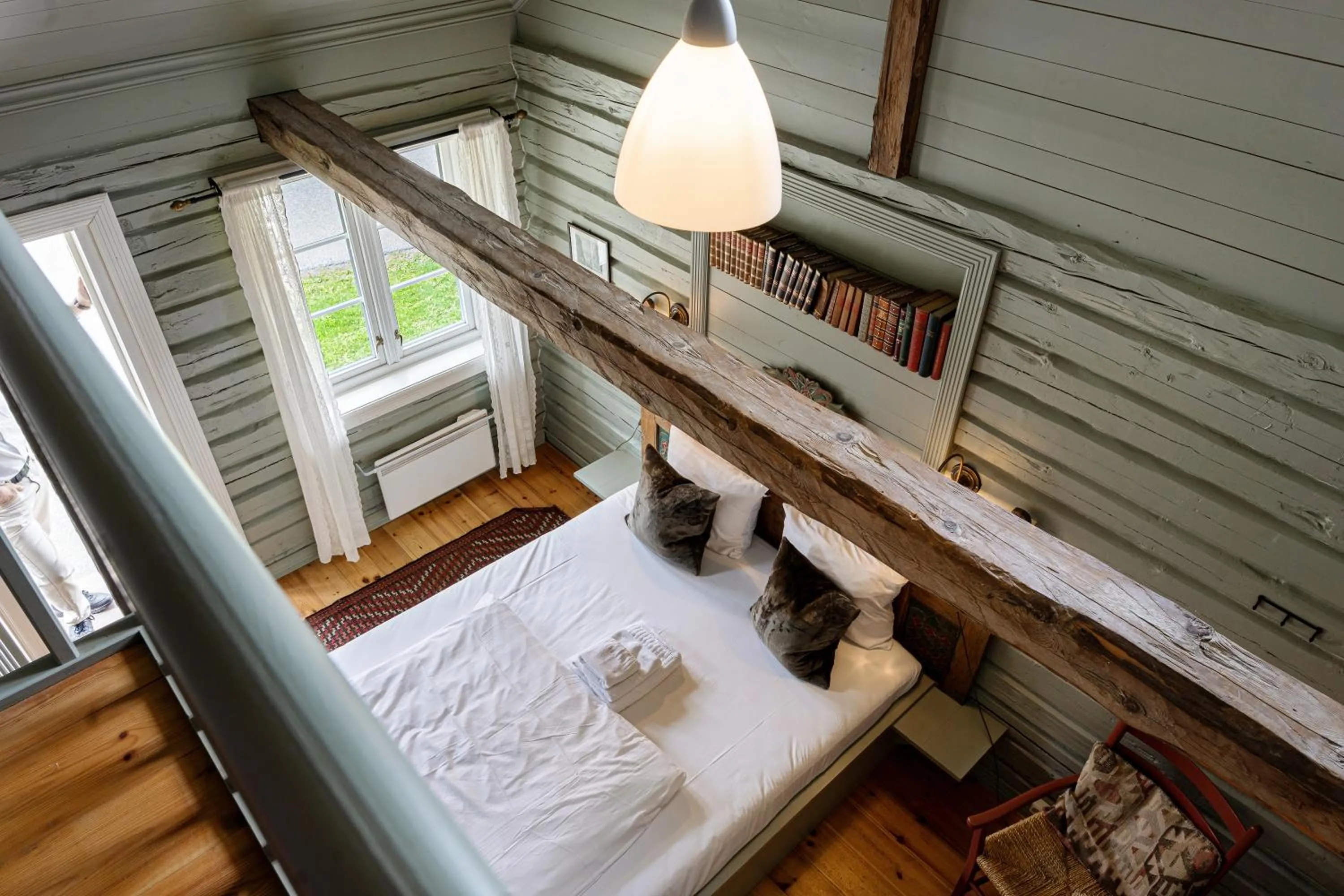 Bed in Kleivstua Hotel near Krokskogen