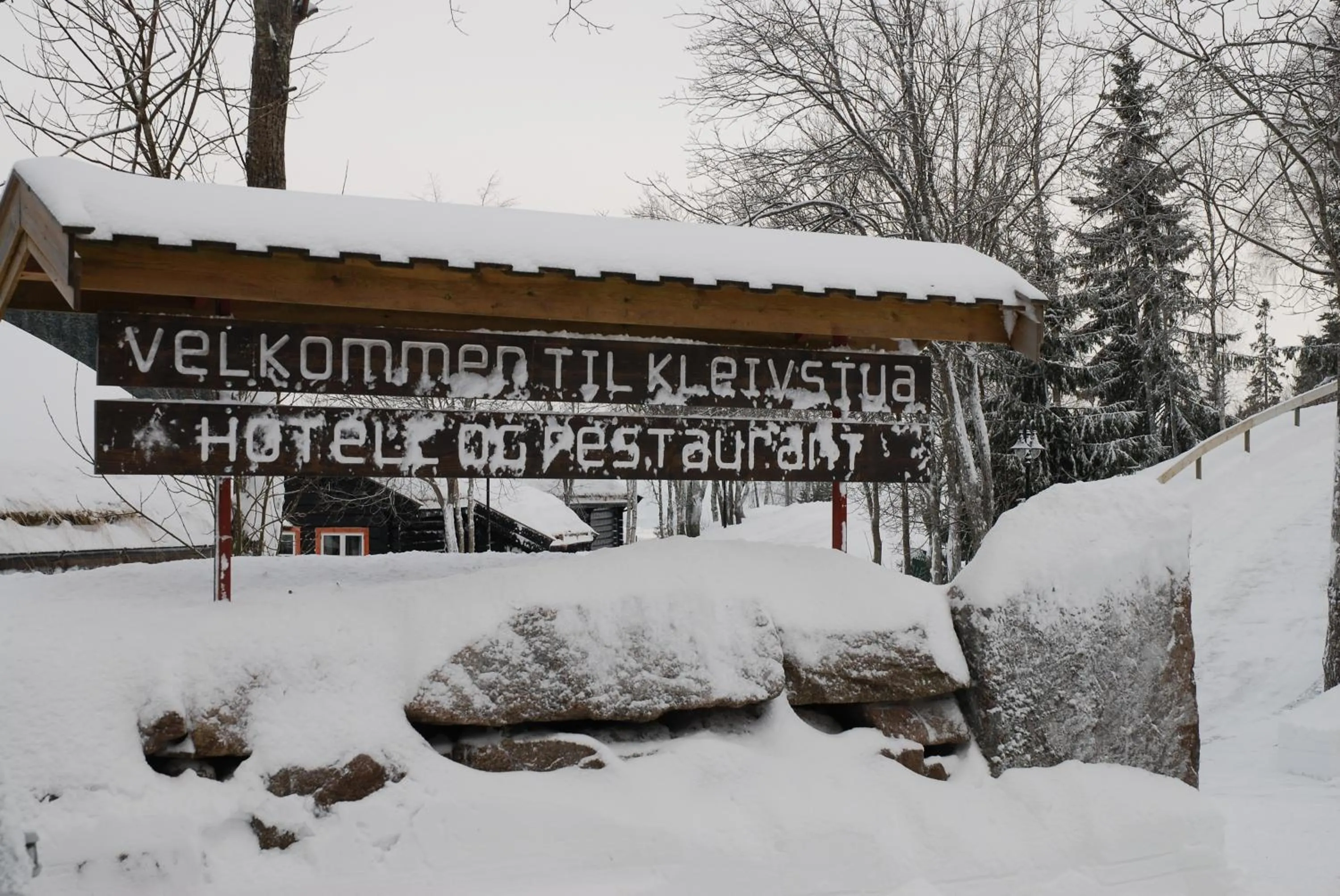 On site in Kleivstua Hotel near Krokskogen