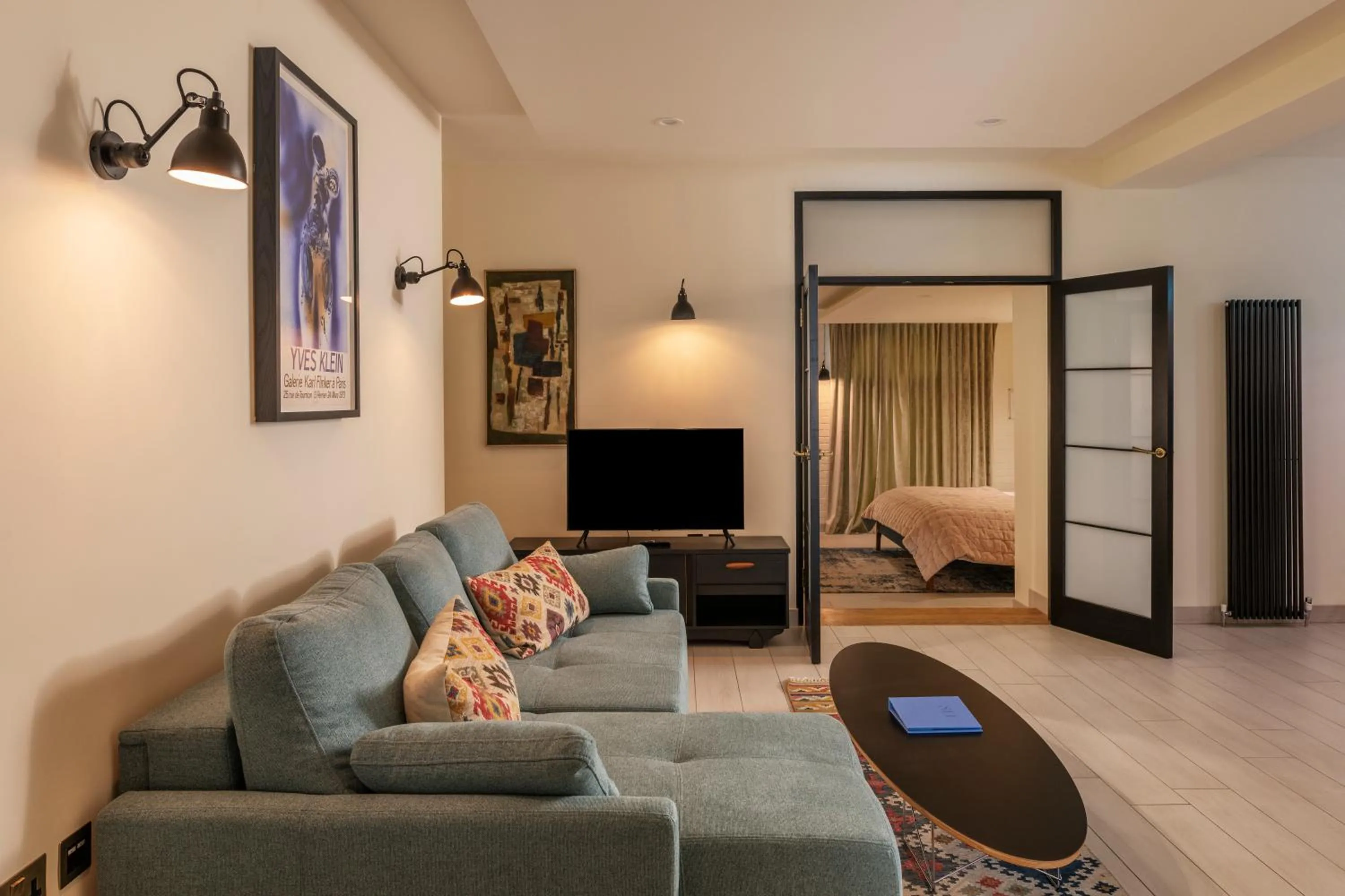 Seating area in Southernhay House Hotel