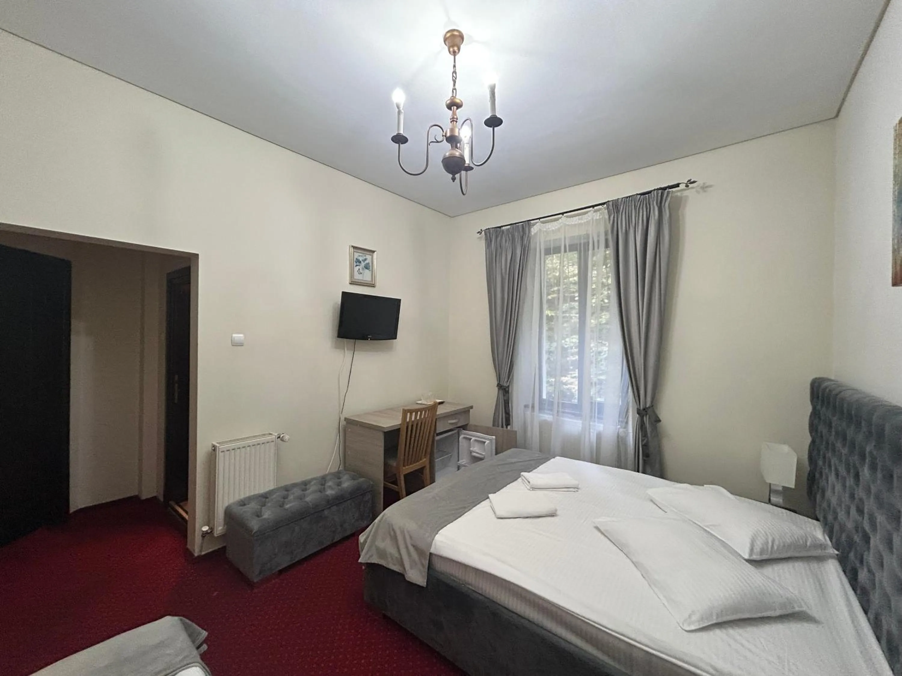 Bed in Hotel Stavilar