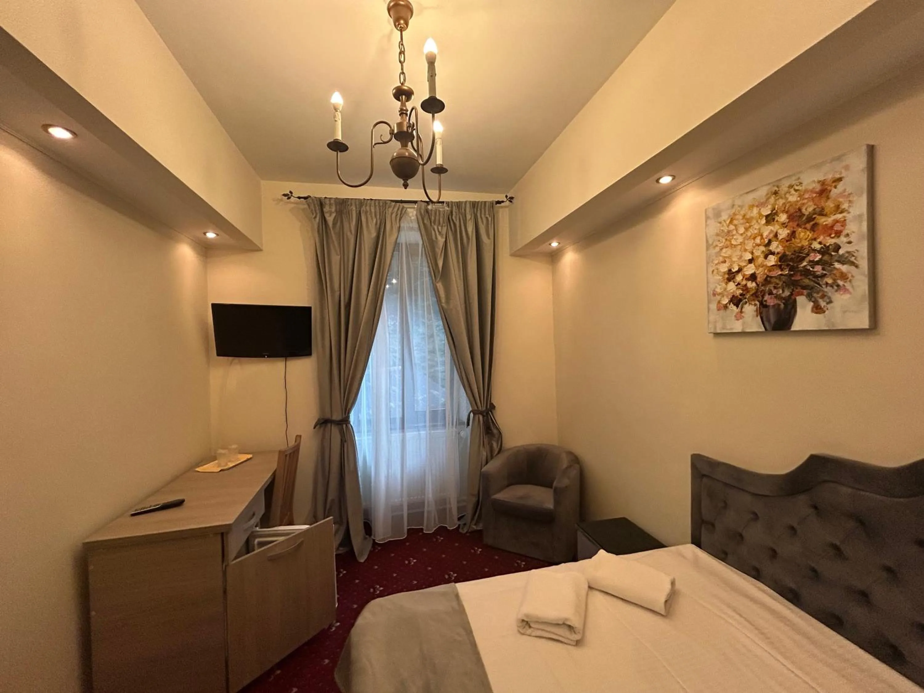 Bed in Hotel Stavilar