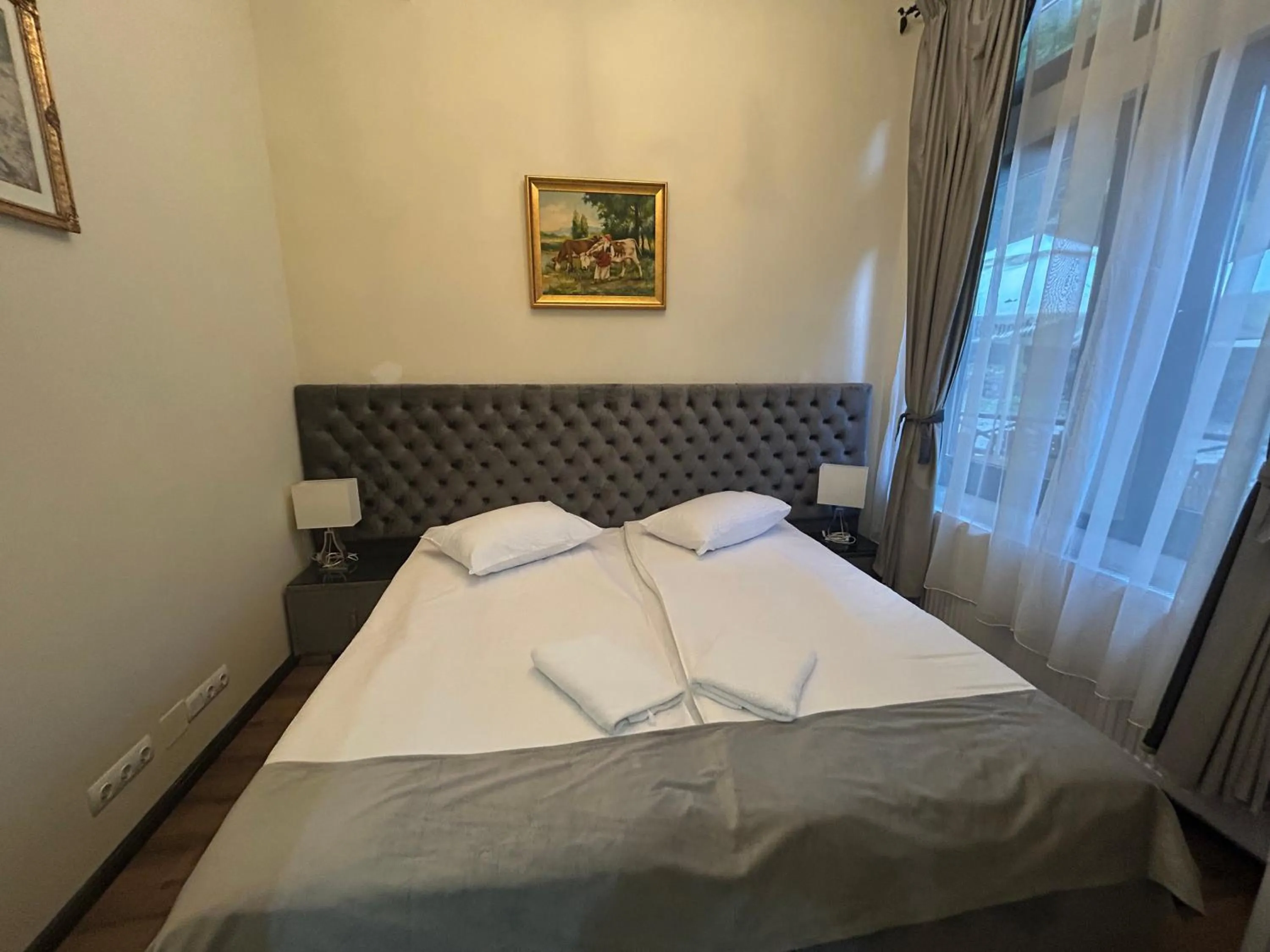 Bed in Hotel Stavilar