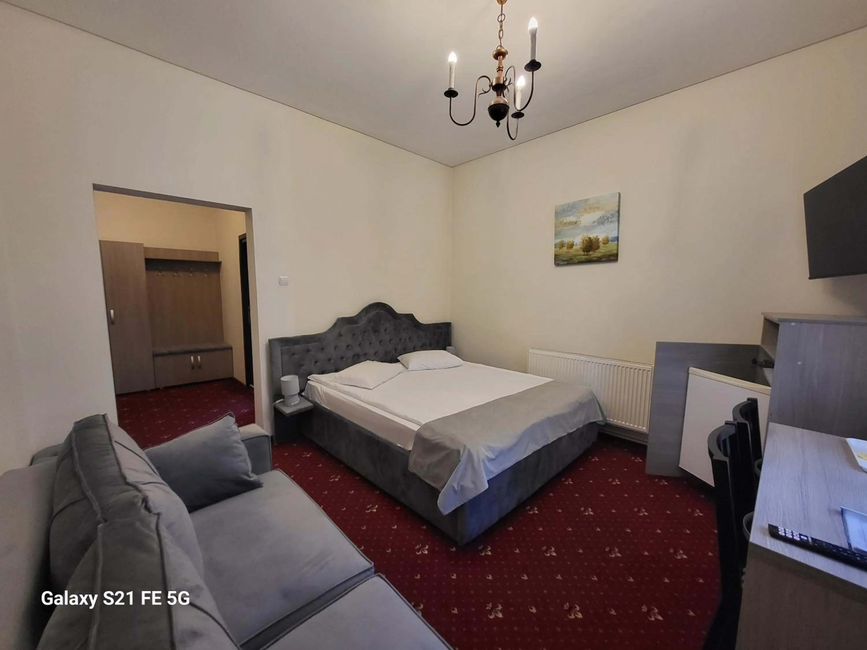 Bed in Hotel Stavilar