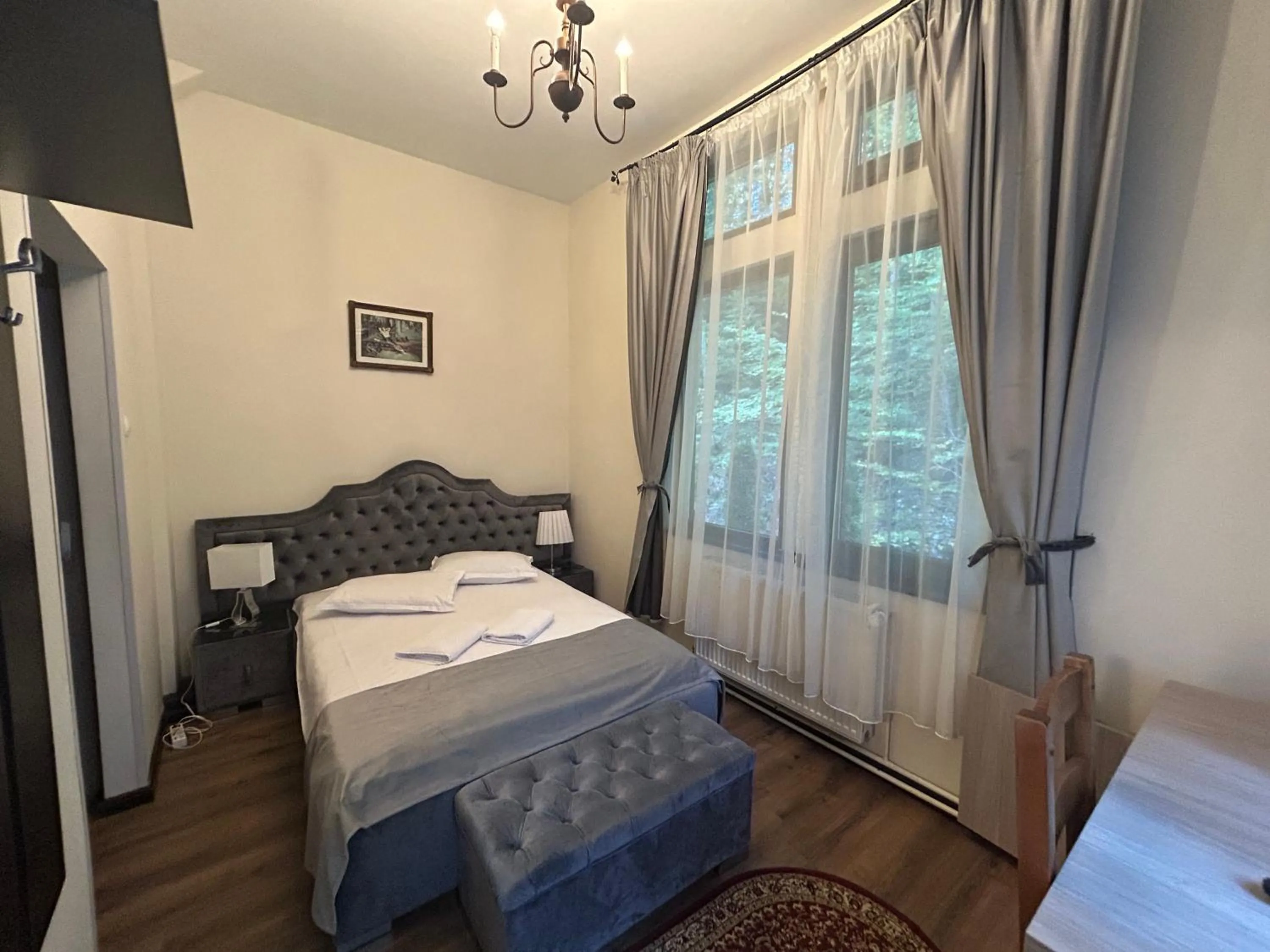 Bed in Hotel Stavilar