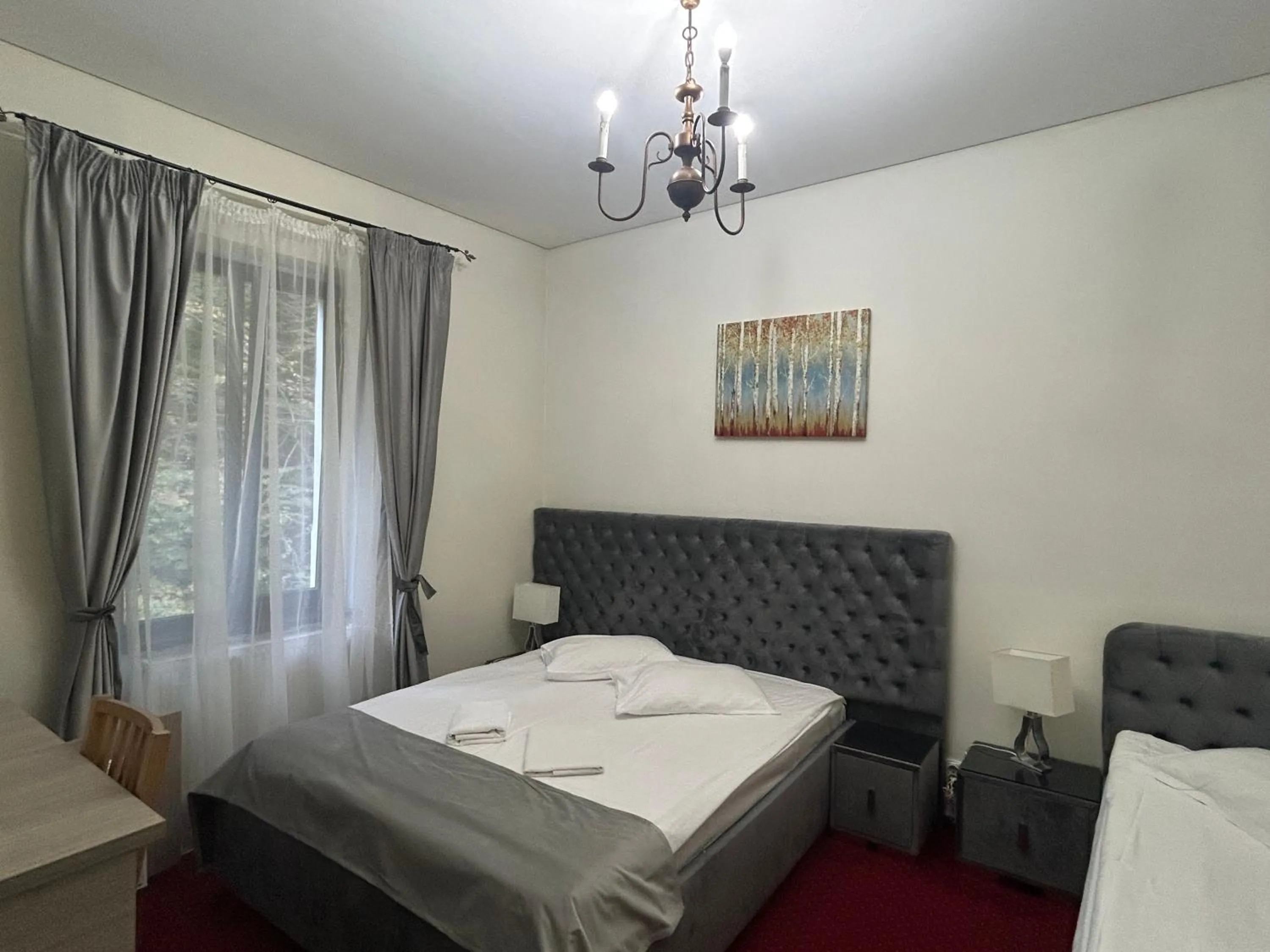 Bed in Hotel Stavilar