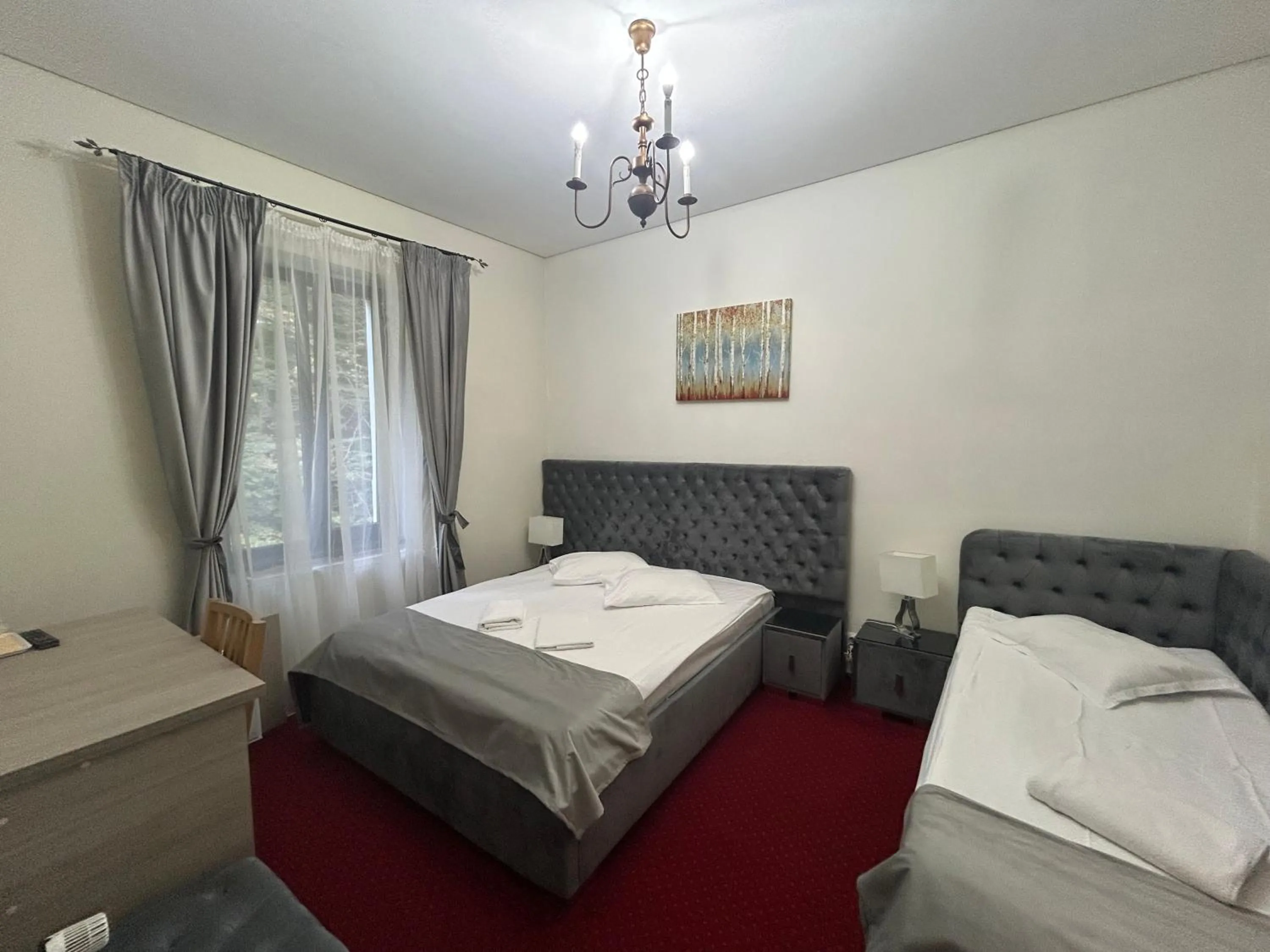 Bed in Hotel Stavilar