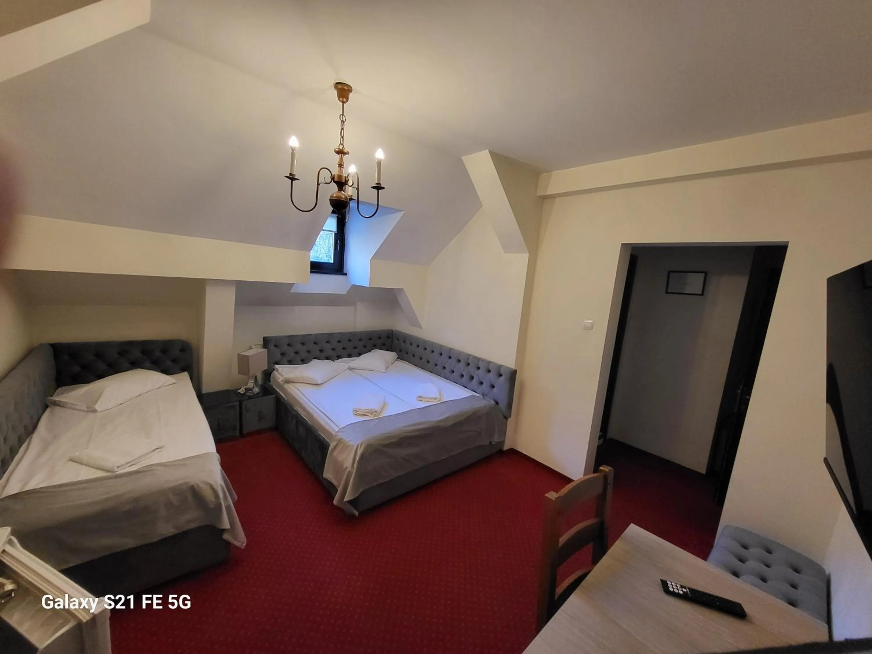 Bed in Hotel Stavilar