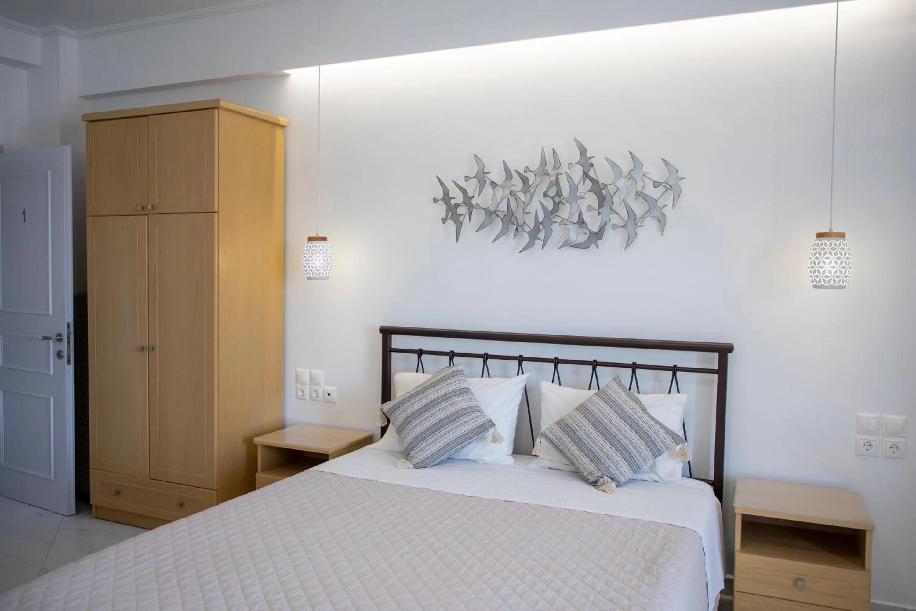 Bed in Sunrise Studios